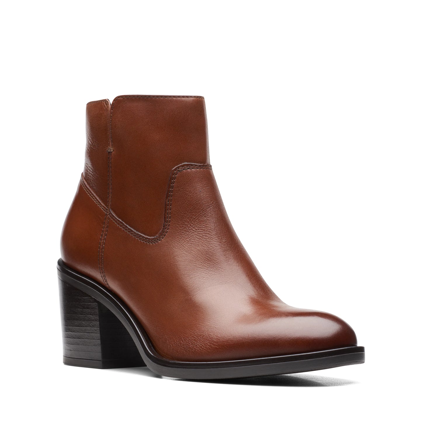 Botas De La Marca Clarks Para Mujer Modelo Valvestino Lo Dark Tan Lea En Color Marrón