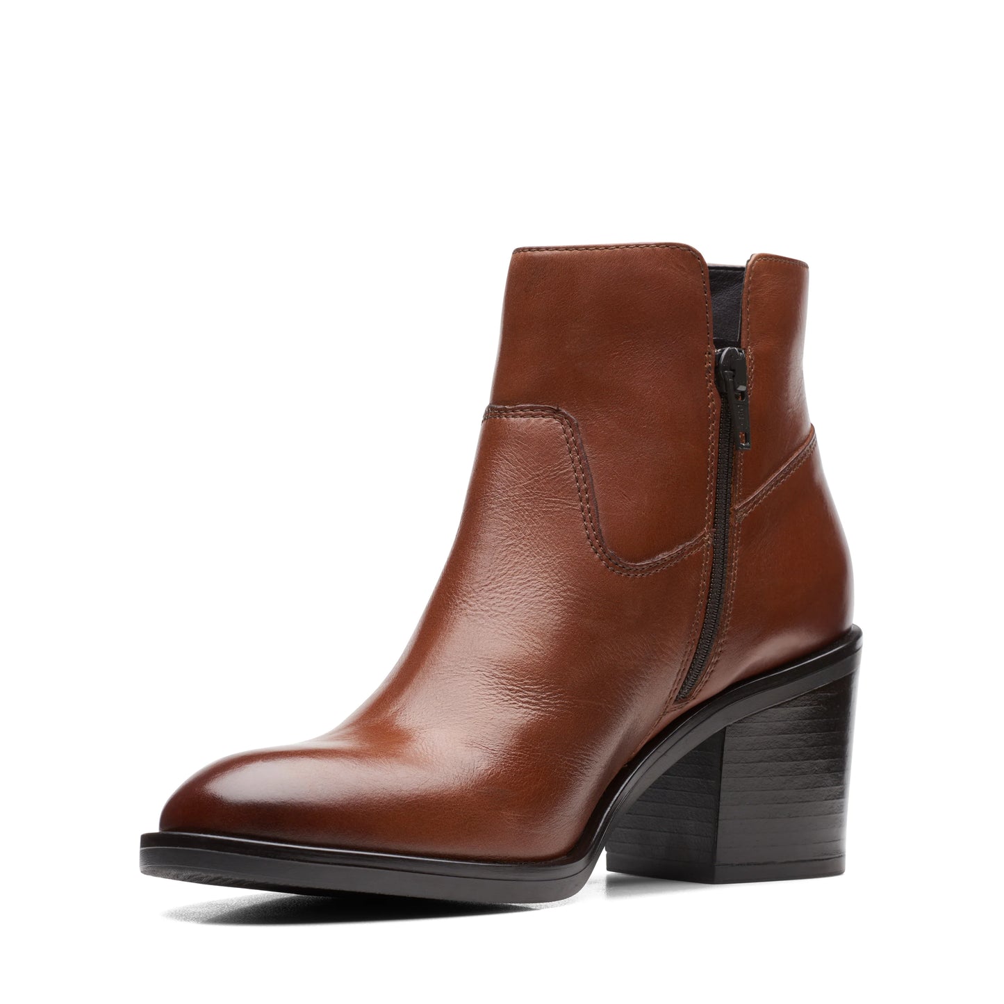 Botas De La Marca Clarks Para Mujer Modelo Valvestino Lo Dark Tan Lea En Color Marrón