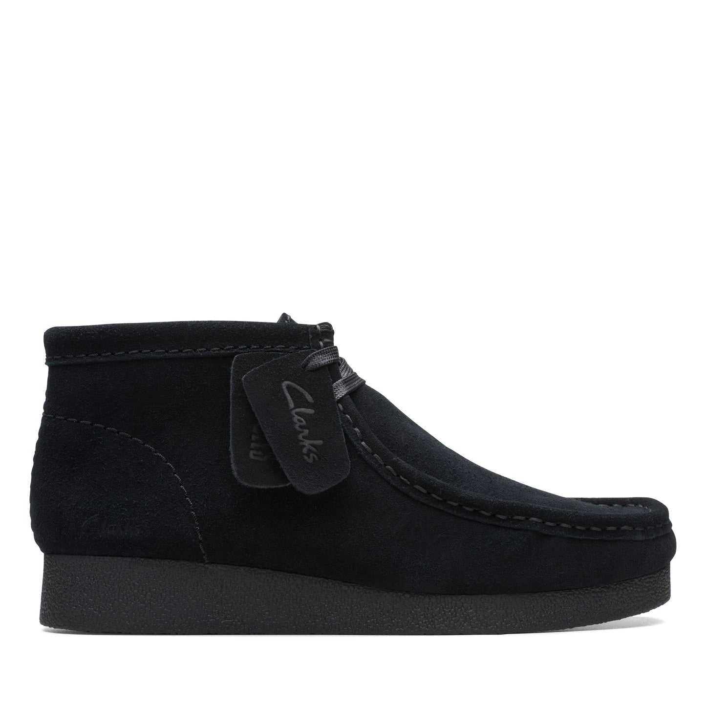 CLARKS | WALLABEE | MUJER | WALLABEE EVO BT BLACK SUEDE | NEGRO