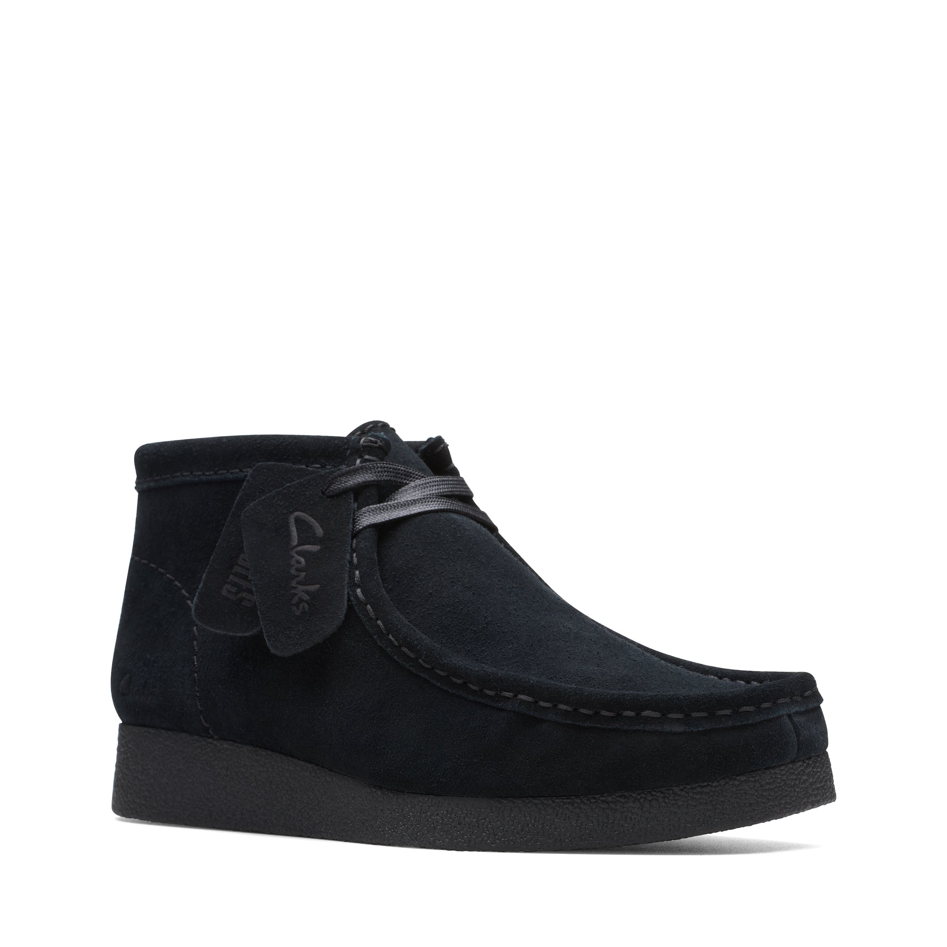Botas De La Marca Clarks  Para Mujer Modelo Wallabeeevobt Black Sde En Color Negro