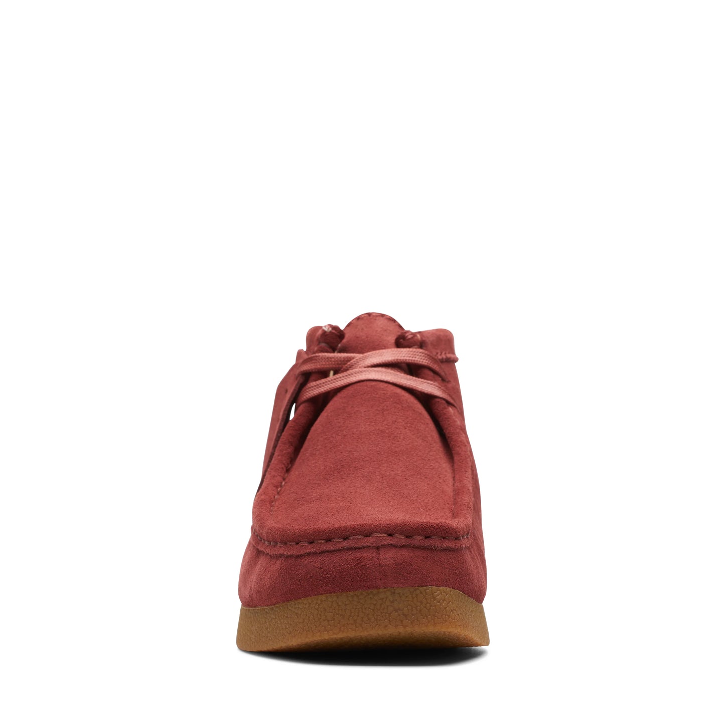 Wallabee De La Marca Clarks Para Mujer Modelo Wallabee Evo Boot Chestnut Suede En Color Marrón