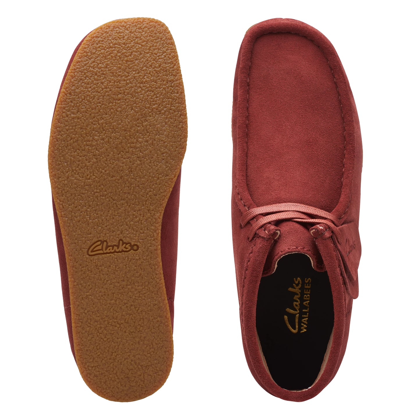 Wallabee De La Marca Clarks Para Mujer Modelo Wallabee Evo Boot Chestnut Suede En Color Marrón