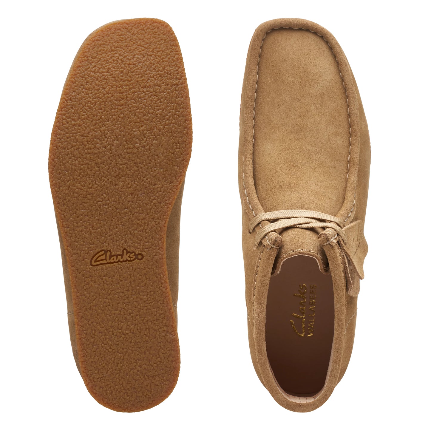 Wallabee De La Marca Clarks Para Mujer Modelo Wallabee Evo Boot Dark Sand Suede En Color Marrón