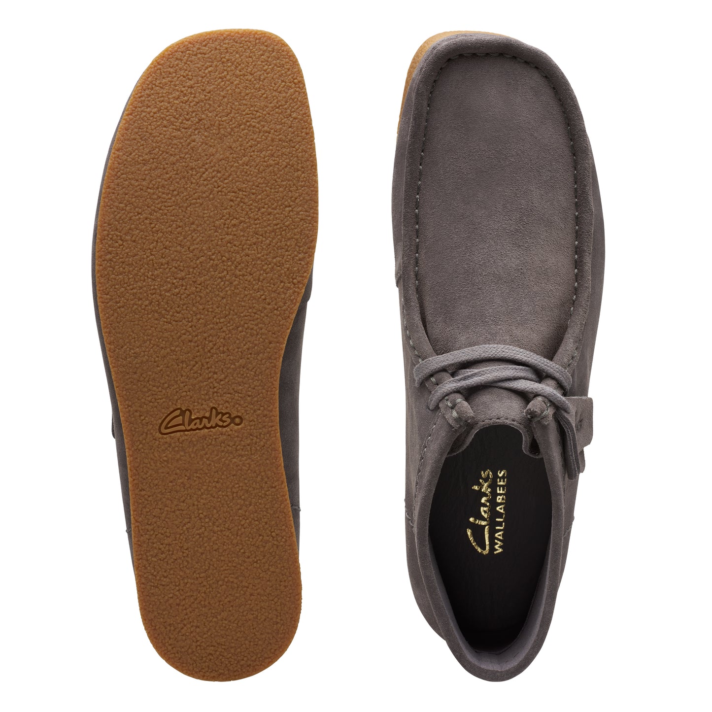 CLARKS | BOTINES | HOMBRE | WALLABEEEVO BT GREY SUEDE | GRIS