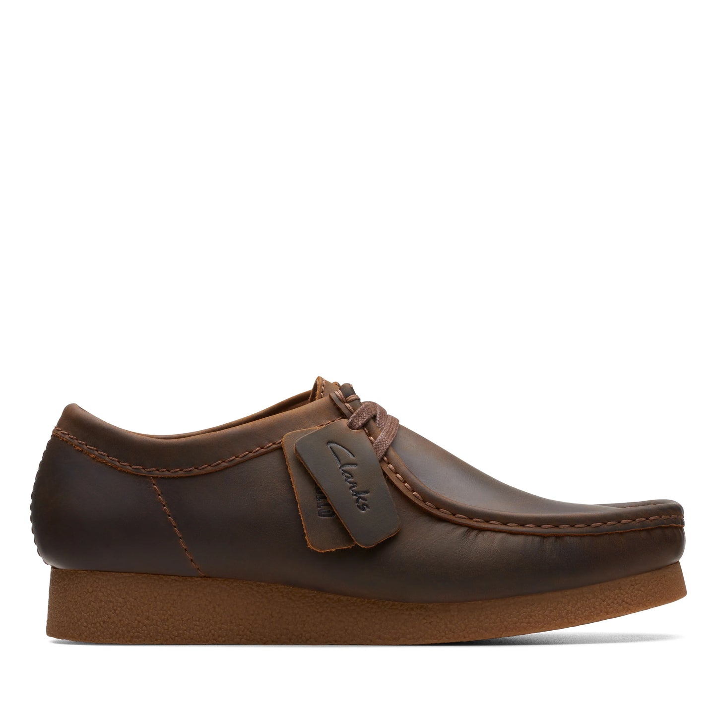 Zapatos Casual De La Marca Clarks Para Hombre Modelo Wallabeeevo Beeswax En Color Marrón