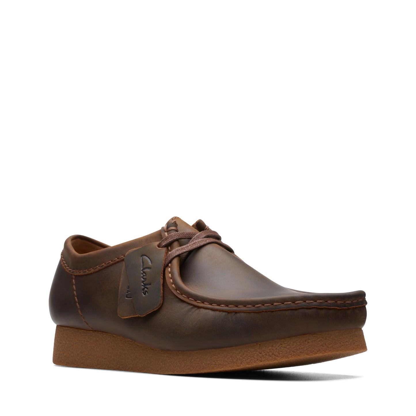 Zapatos Casual De La Marca Clarks Para Hombre Modelo Wallabeeevo Beeswax En Color Marrón