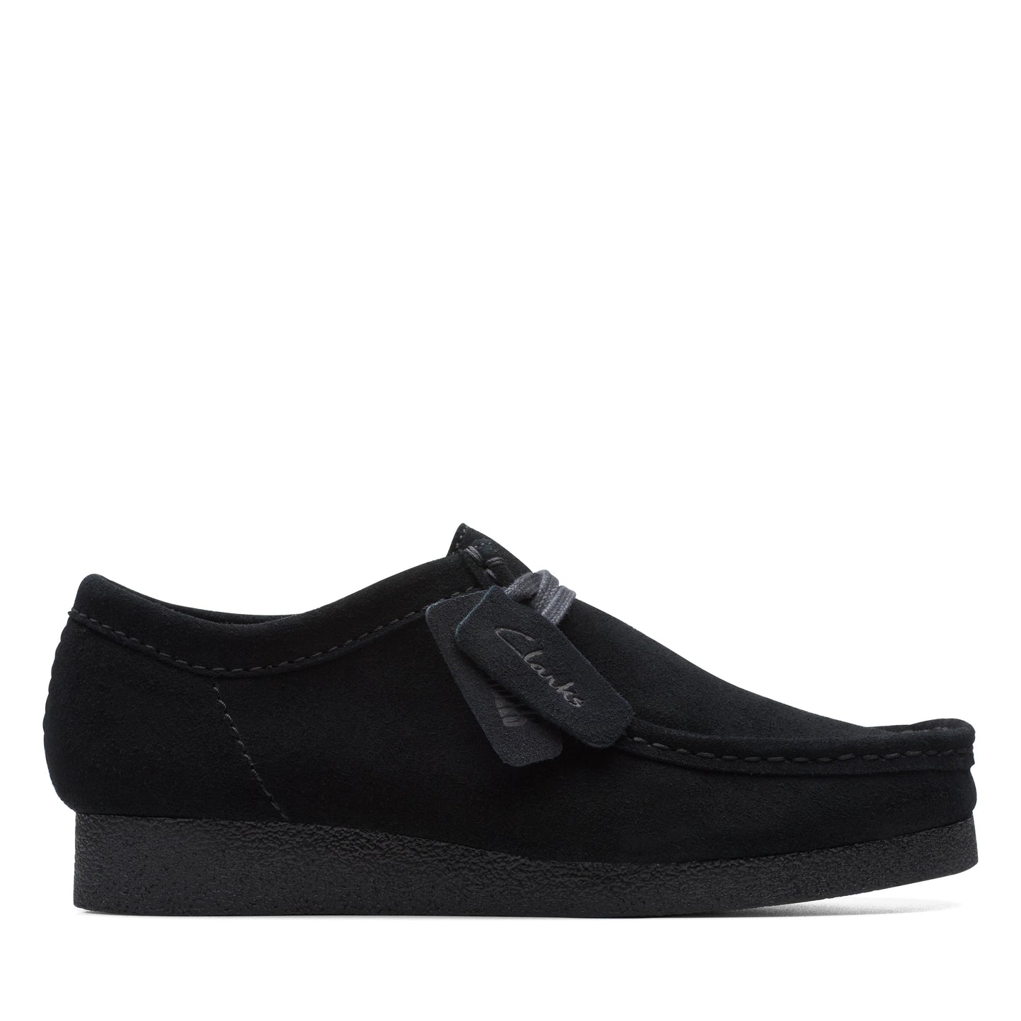 Chaussures derby Clarks Wallabeeevo Black SDE pour homme en noir