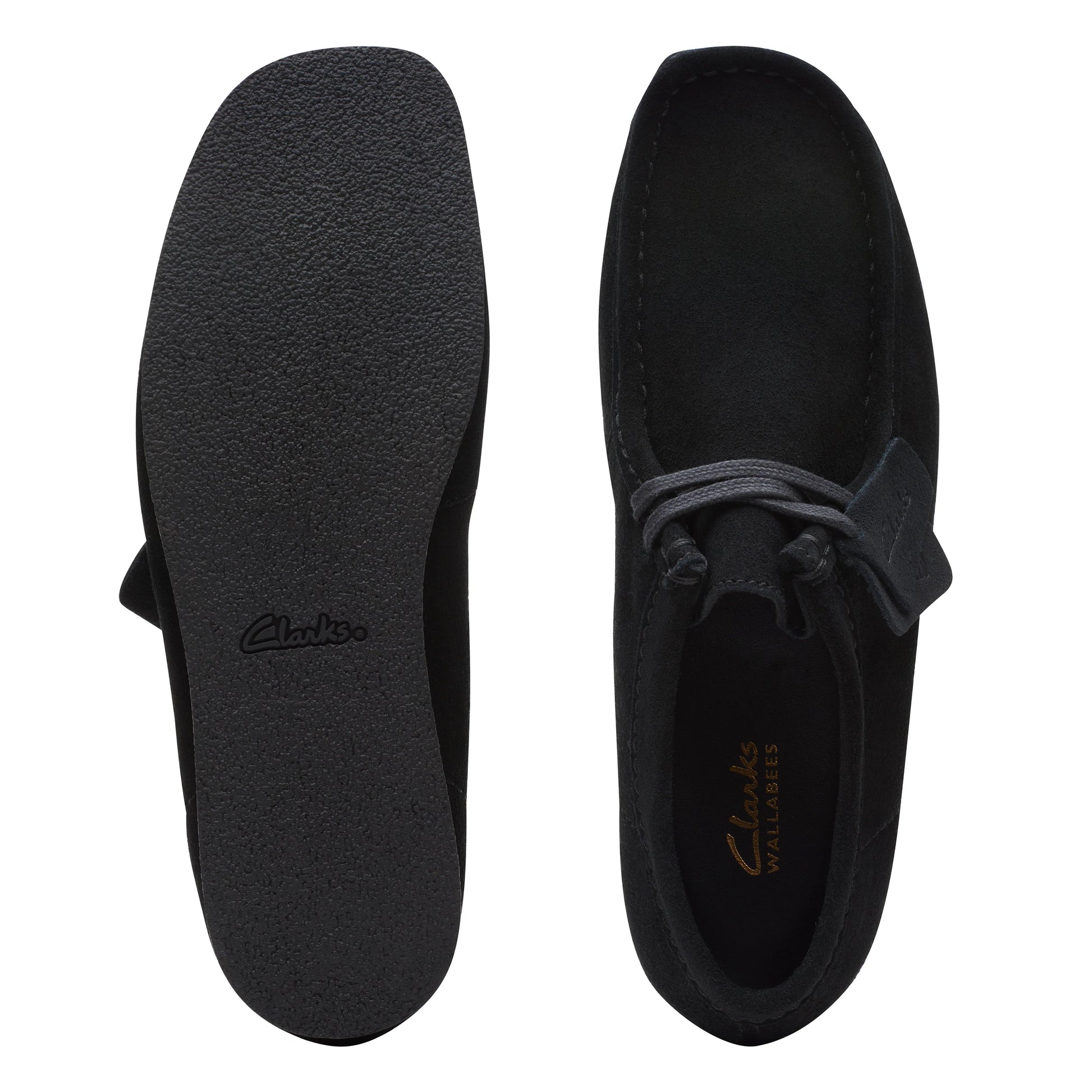 Zapatos Casual De La Marca Clarks  Para Hombre Modelo Wallabeeevo Black Sde En Color Negro