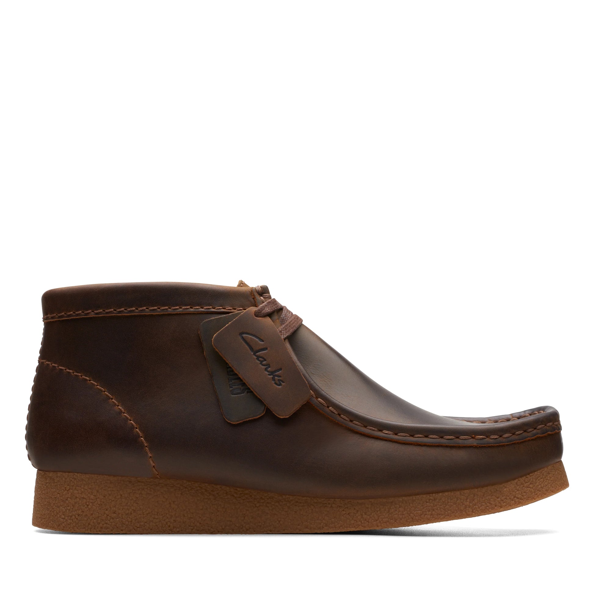 Botas De La Marca Clarks  Para Hombre Modelo Wallabeeevo Bt Beeswax En Color Marrón