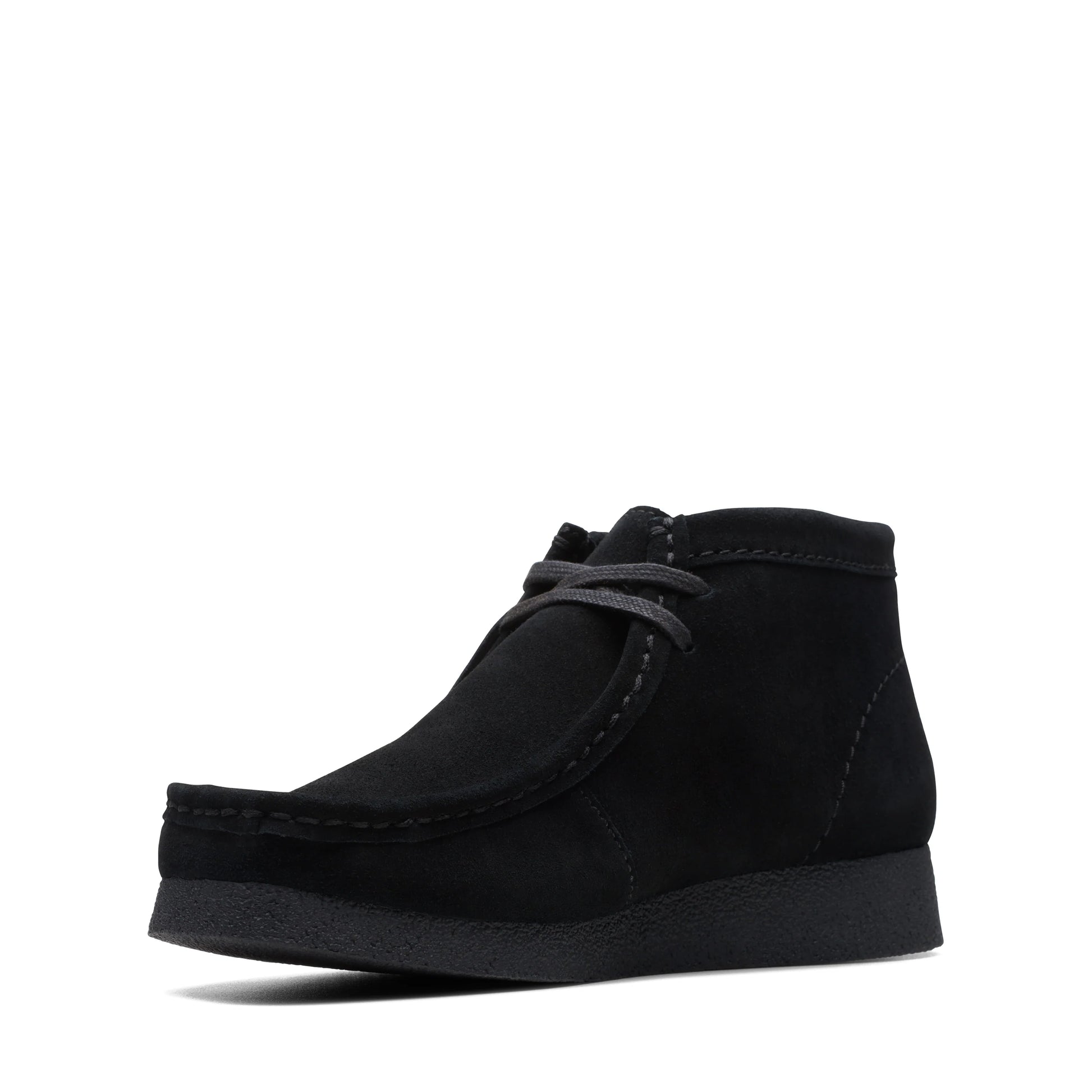 Botas De La Marca Clarks  Para Hombre Modelo Wallabeeevo Bt Black Sde En Color Negro