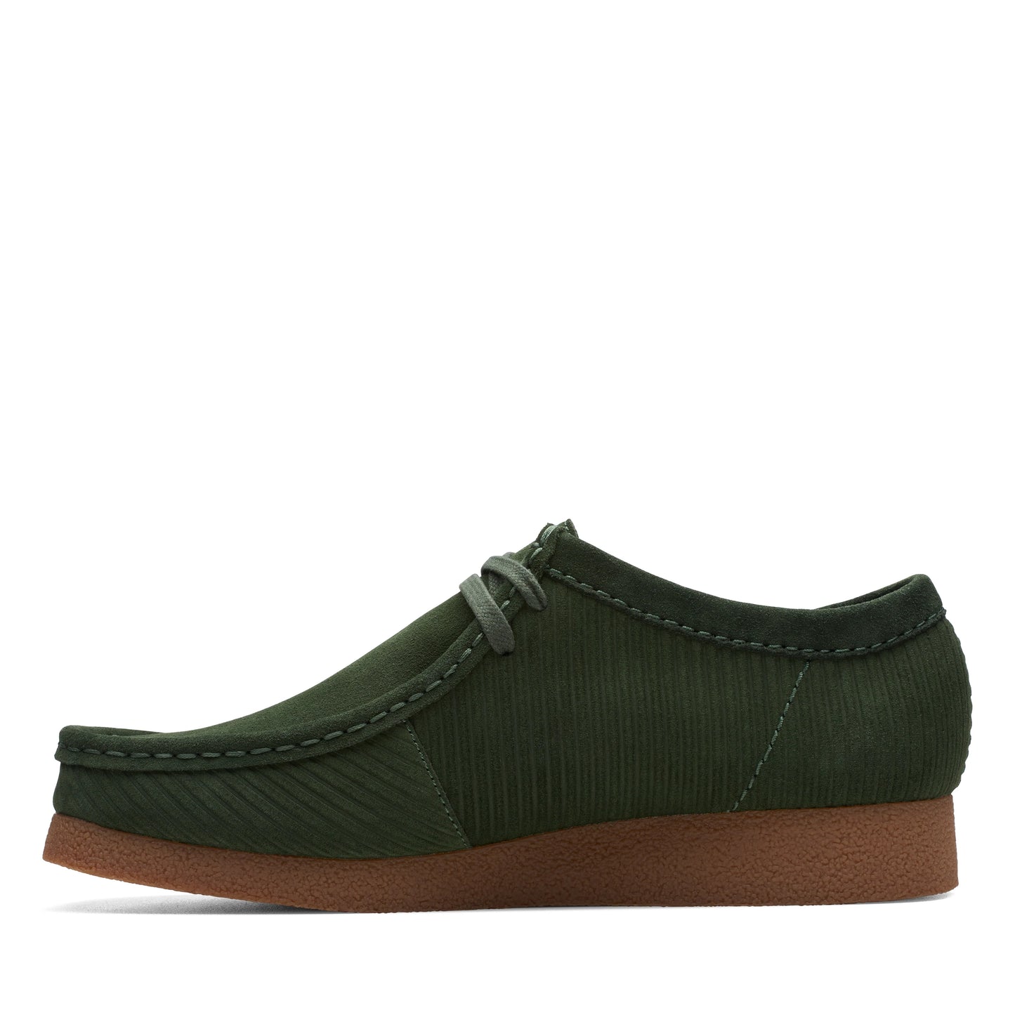 Wallabee De La Marca Clarks Para Hombre Modelo Wallabee Evo Dark Green Suede En Color Verde