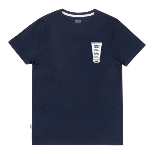 WEMOTO | Tシャツ | メンズ | サンクリームTシャツ ネイビーブルー