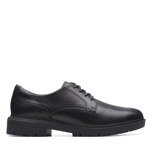 Zapatos Derby De La Marca Clarks  Para Mujer Modelo West Lynn Derby Black Leather En Color Negro