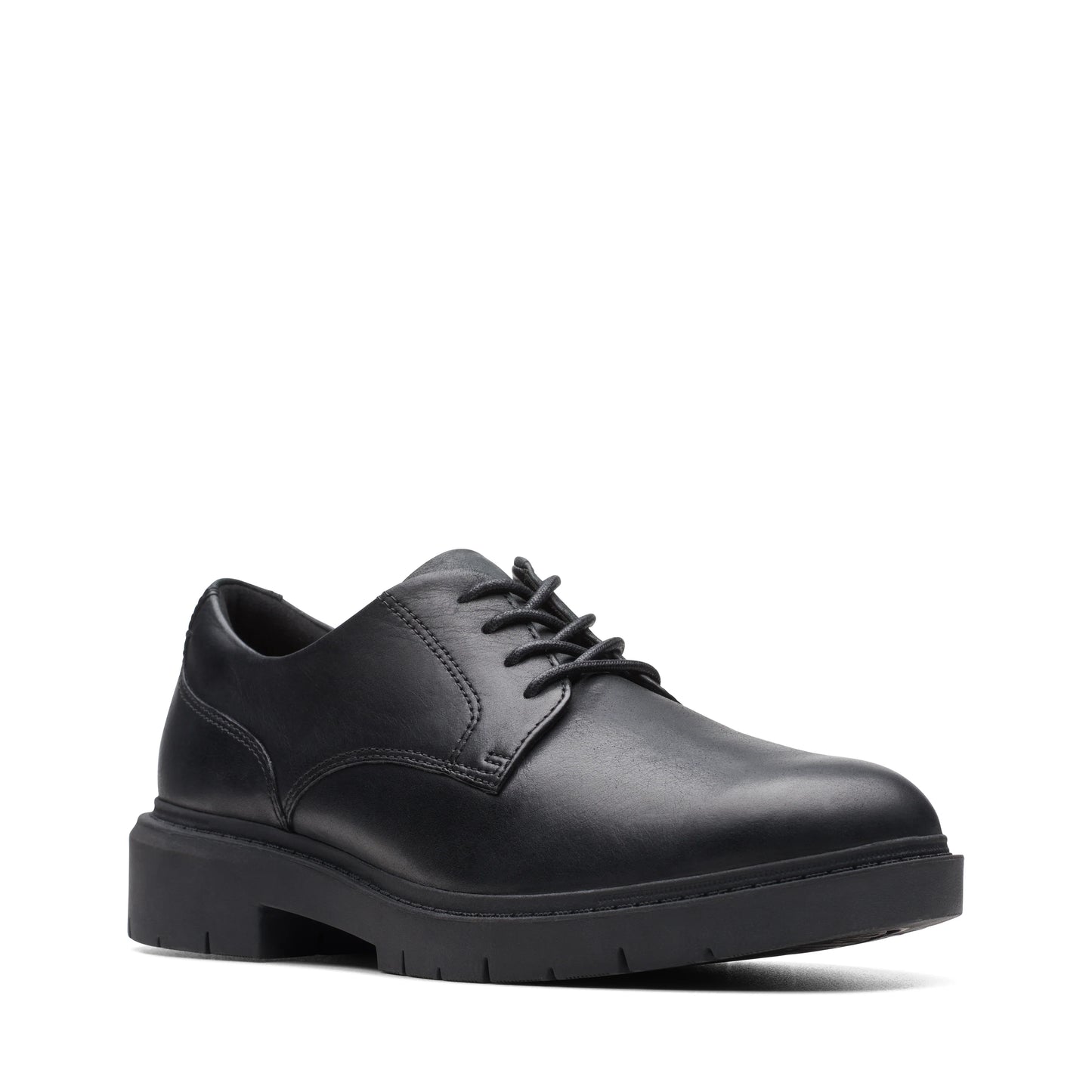 Zapatos Derby De La Marca Clarks Para Mujer Modelo West Lynn Derby Black Leather En Color Negro