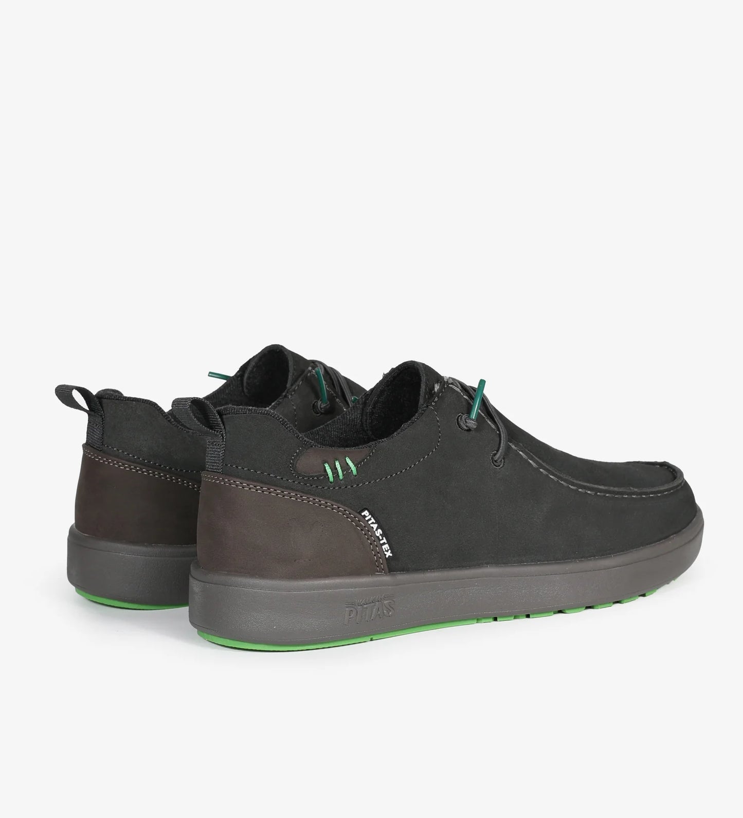 Wallabee der Marke PITAS für Herren, Modell ARAL in Grau. Werten Sie Ihren Look diesen Sommer mit diesen modernen, stylischen und äußerst bequemen Schuhen auf.