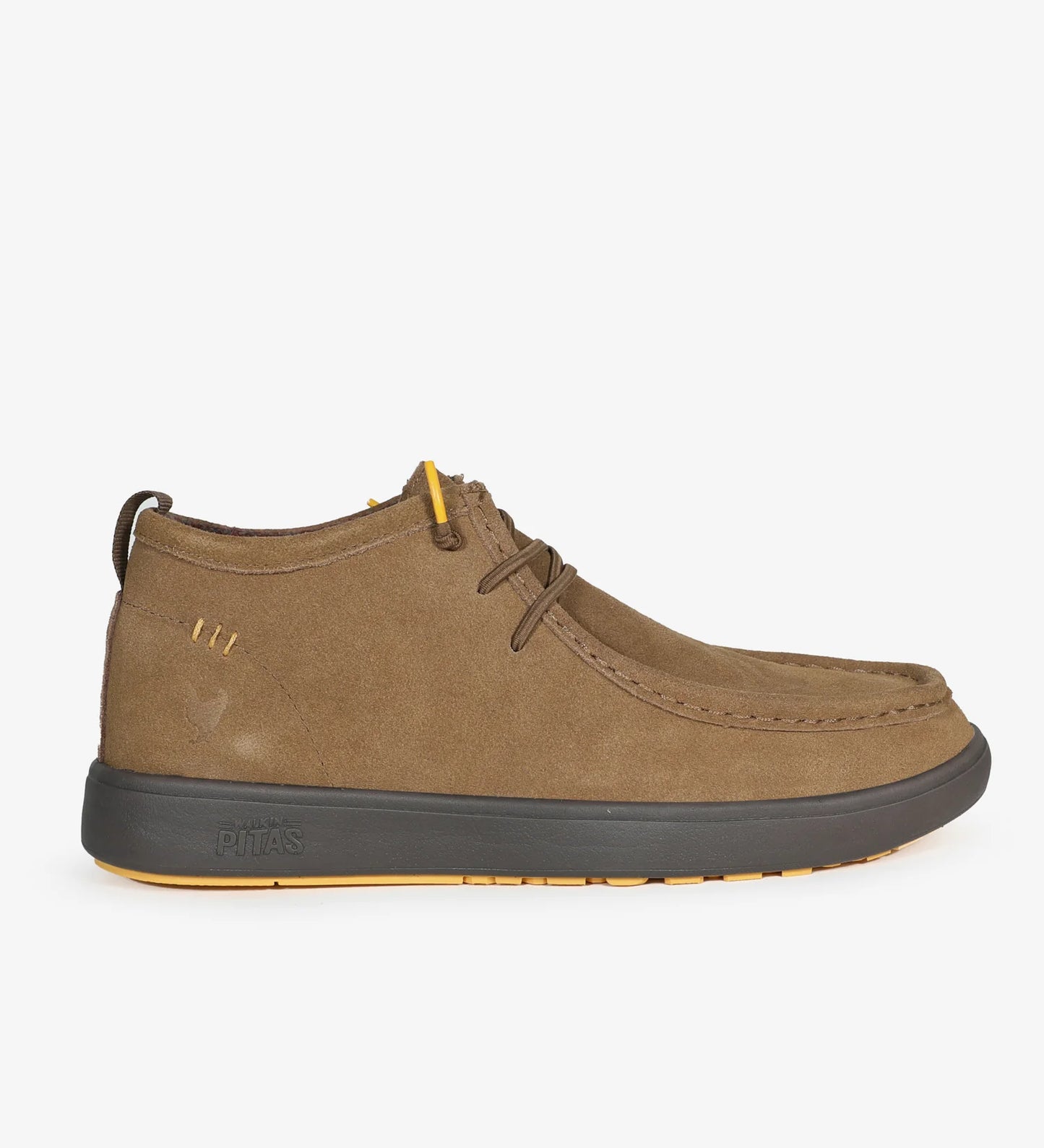 Chaussures PITAS Wallabee TUG beiges pour homme. Rehaussez votre look cet été avec ces chaussures modernes, élégantes et extrêmement confortables.