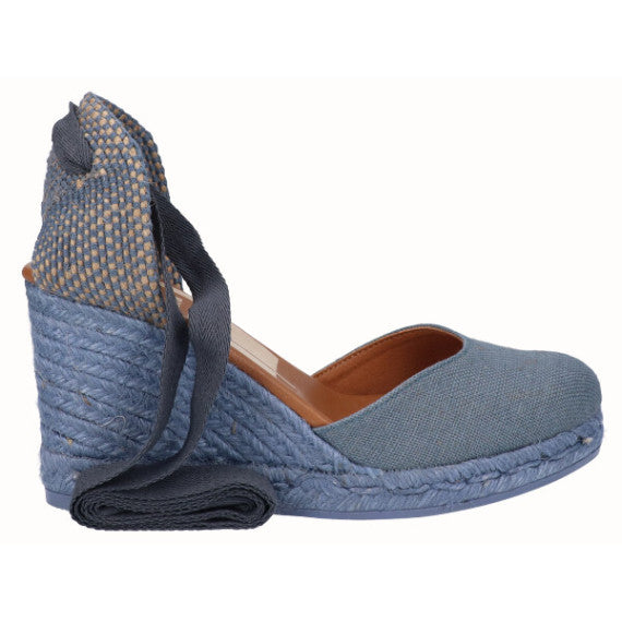 VIGUERA | Damen-Espadrilles | Leinenjeans