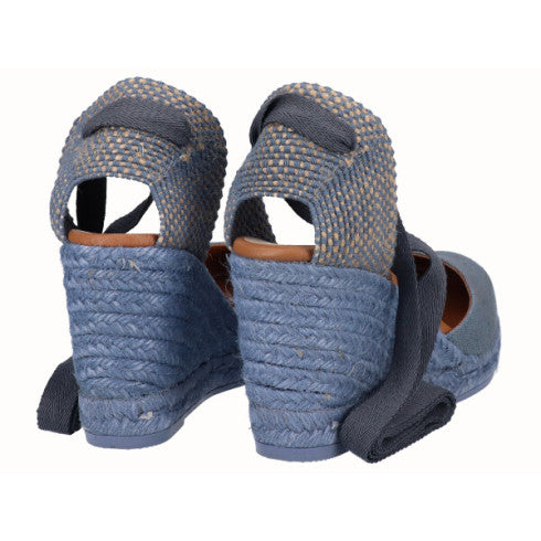 VIGUERA | Damen-Espadrilles | Leinenjeans