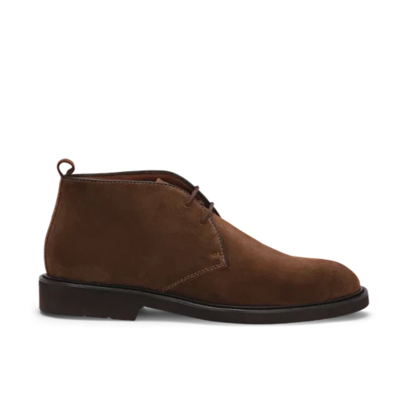 LOTTUSSE | MEN'S ANKLE BOOTS | BALTIMORE LACE-UP ANKLE BOOTS IN COWHIDE | BROWN