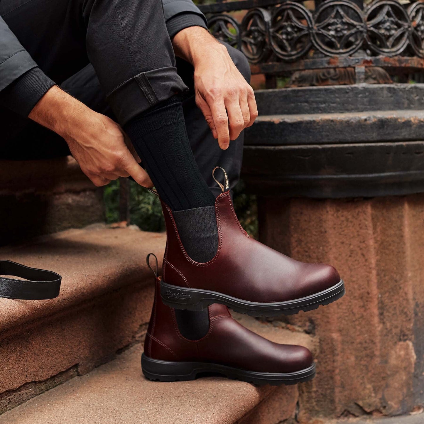 BLUNDSTONE | BOTAS CHELSEA | UNISEX | 2130 AUBURN LEATHER