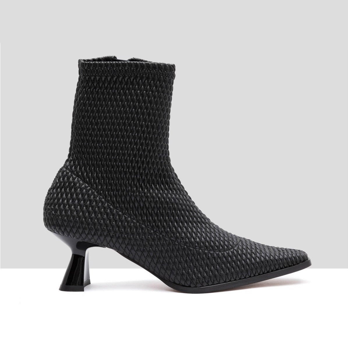 AUDLEY | WOMEN'S BOOTS | MIMI RICE NAPPA RICE STRECHT BLACK | BLACK