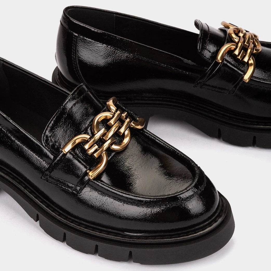 PEDRO MIRALLES | DAMEN-LOAFERS | BRUSSELS ELIT | SCHWARZ