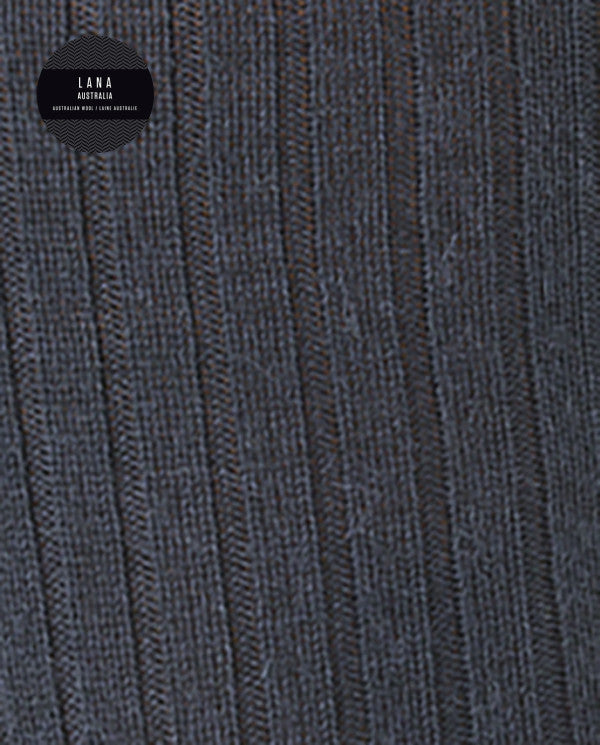 WEISSER STRICK | HERRENSOCKEN | KLASSISCHE AUSTRALISCHE WOLLE MARINEBLAU | BLAU