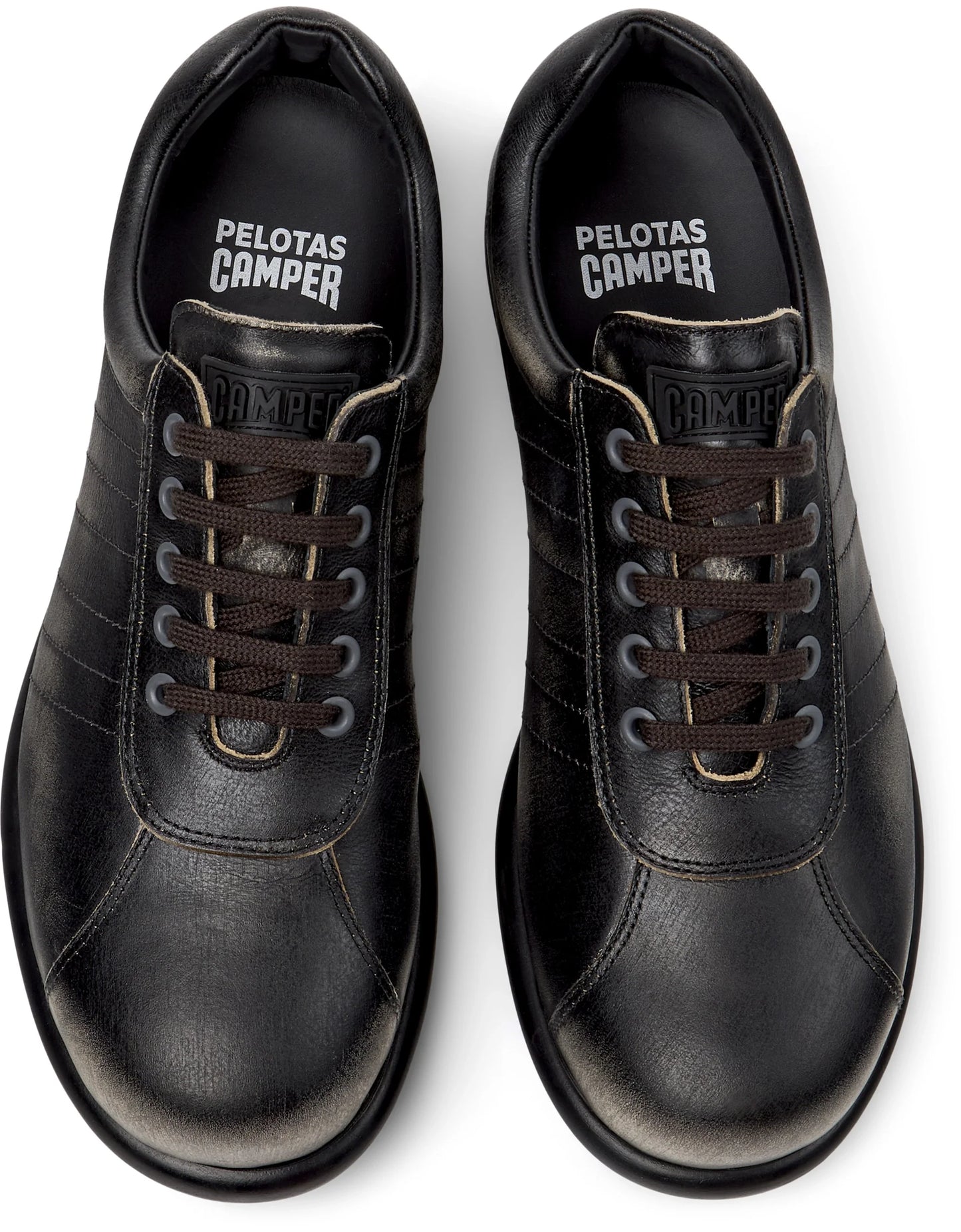 Zapatos Casual Para Hombre De La Marca Camper Modelo Pelotas Ariel Soweto Brush Meteor-Hely/Ari.Negro(Lft) Multicolor