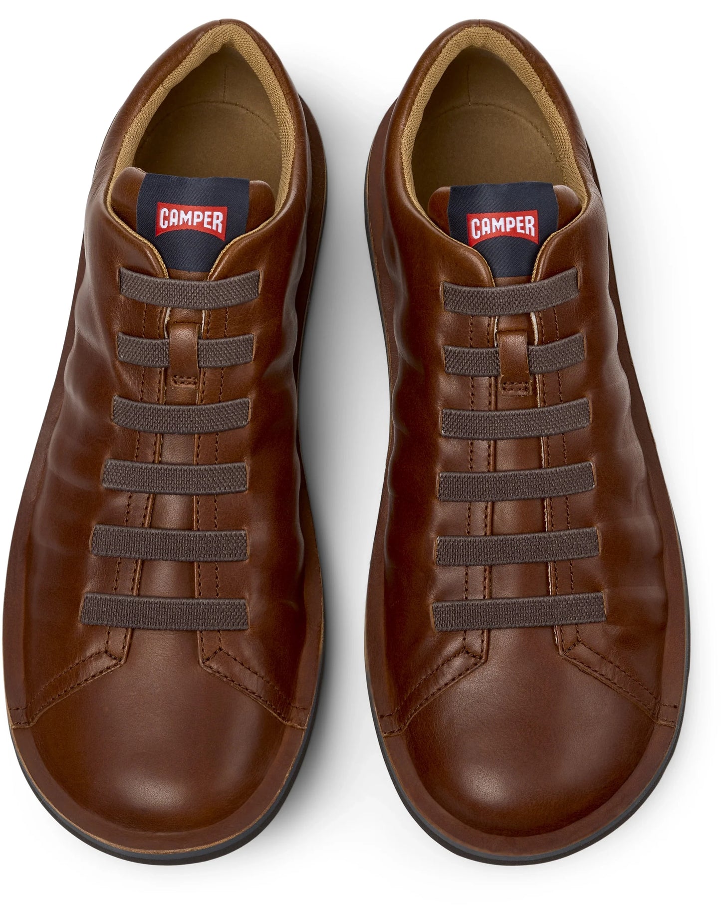 Zapatos Casual Para Hombre De La Marca Camper Modelo Beetle Dallas Cola/Human Ry Navy-Marrone De Color Marrón