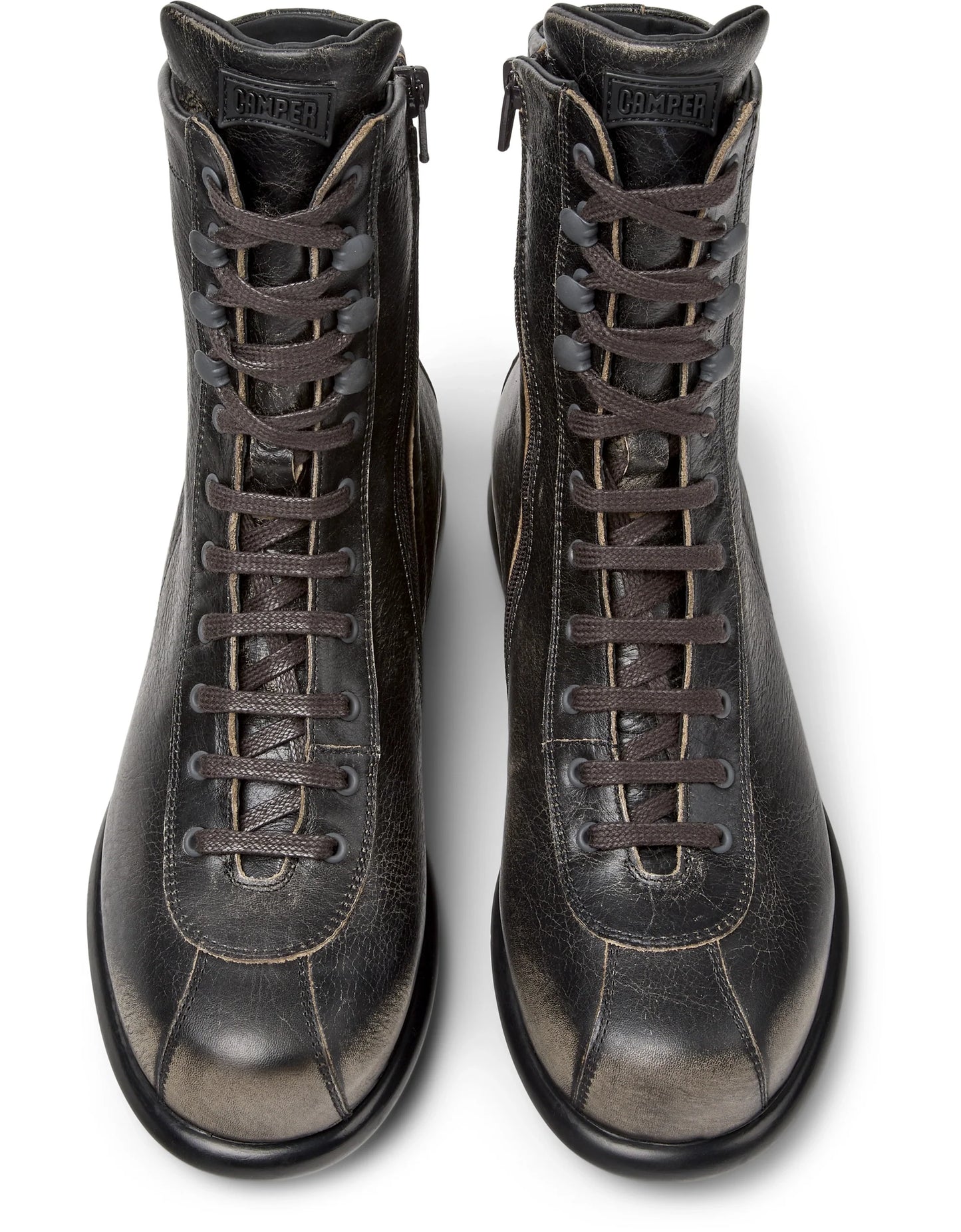 Botas Para Mujer De La Marca Camper Modelo Pelotas Ariel Soweto Brush Meteor-Hely/Ari.Negro(Lft) Multicolor