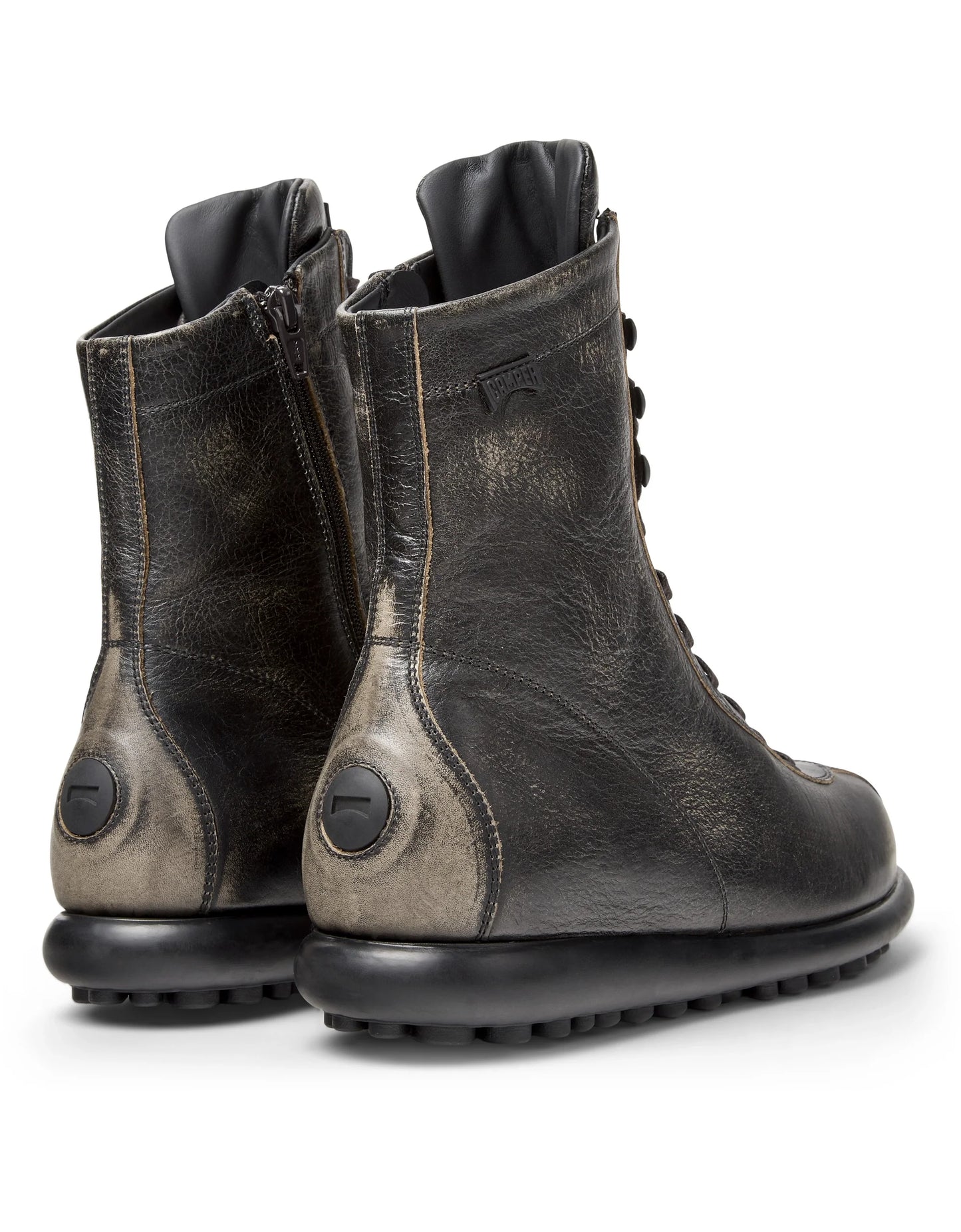 Botas Para Mujer De La Marca Camper Modelo Pelotas Ariel Soweto Brush Meteor-Hely/Ari.Negro(Lft) Multicolor
