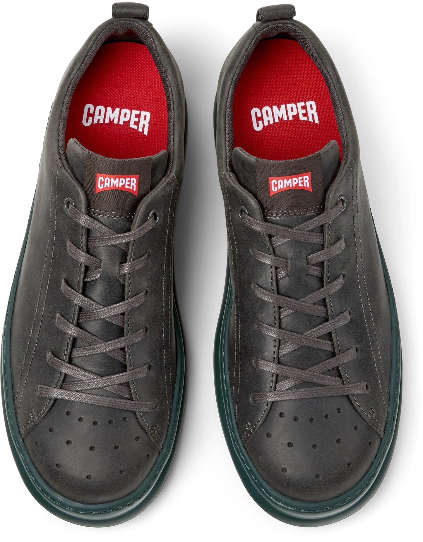 Sneakers Para Hombre De La Marca Camper Modelo Runner Four Crazyhorse Meteor/Runnerfour Arume De Color Gris