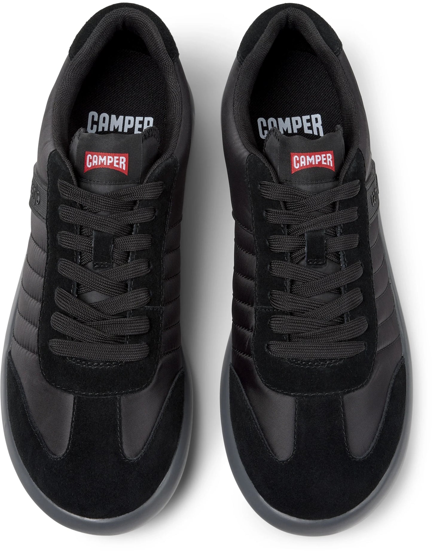 Sneakers Para Hombre De La Marca Camper Modelo Pelotas Xlf Rug Negro,Apolo Negro/Fiesta Concrete De Color Negro