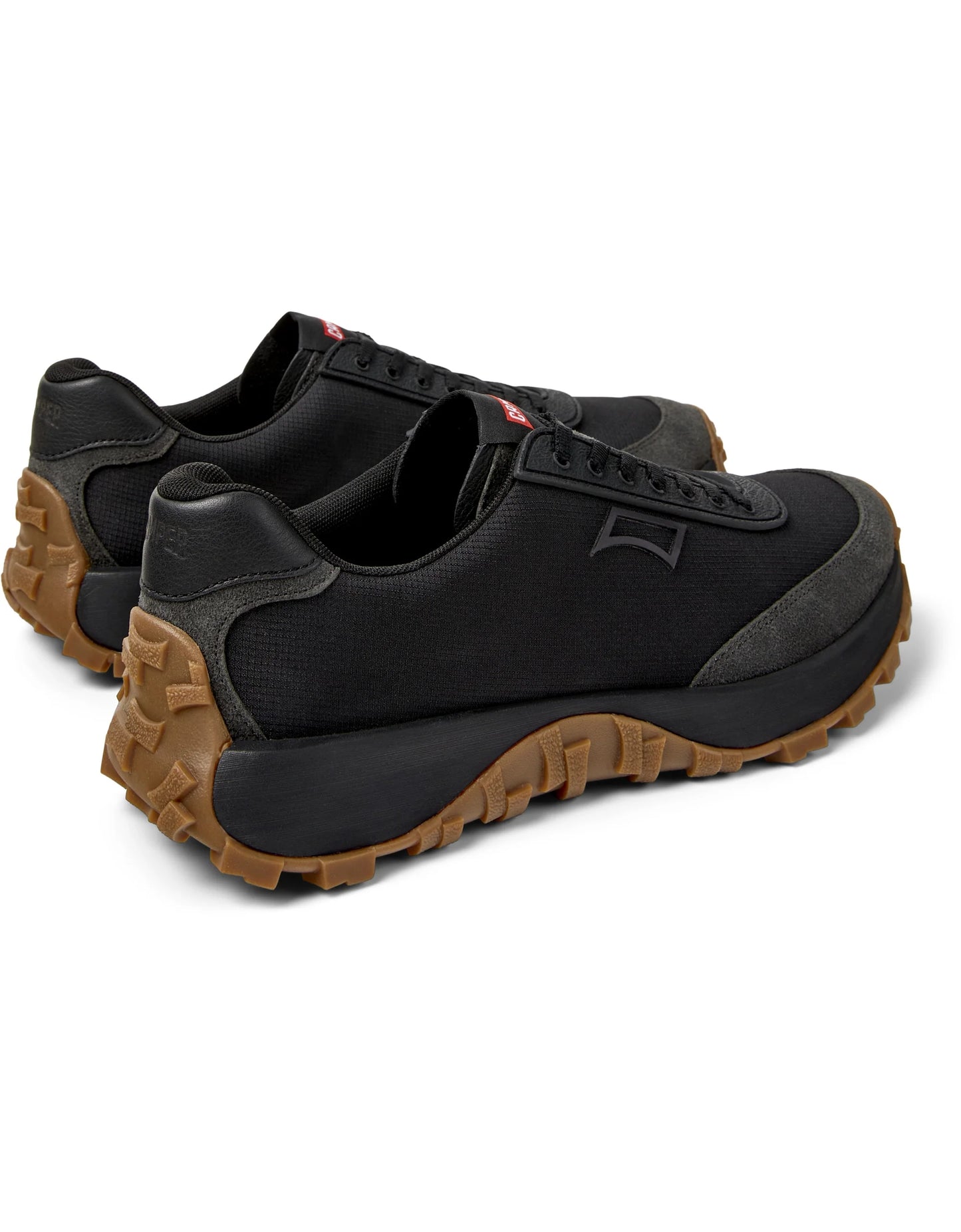 Sneakers Para Hombre De La Marca Camper Modelo Drift Trail Rug Meteor,Camis.Negro/Dtrail Negro-Miel De Color Negro