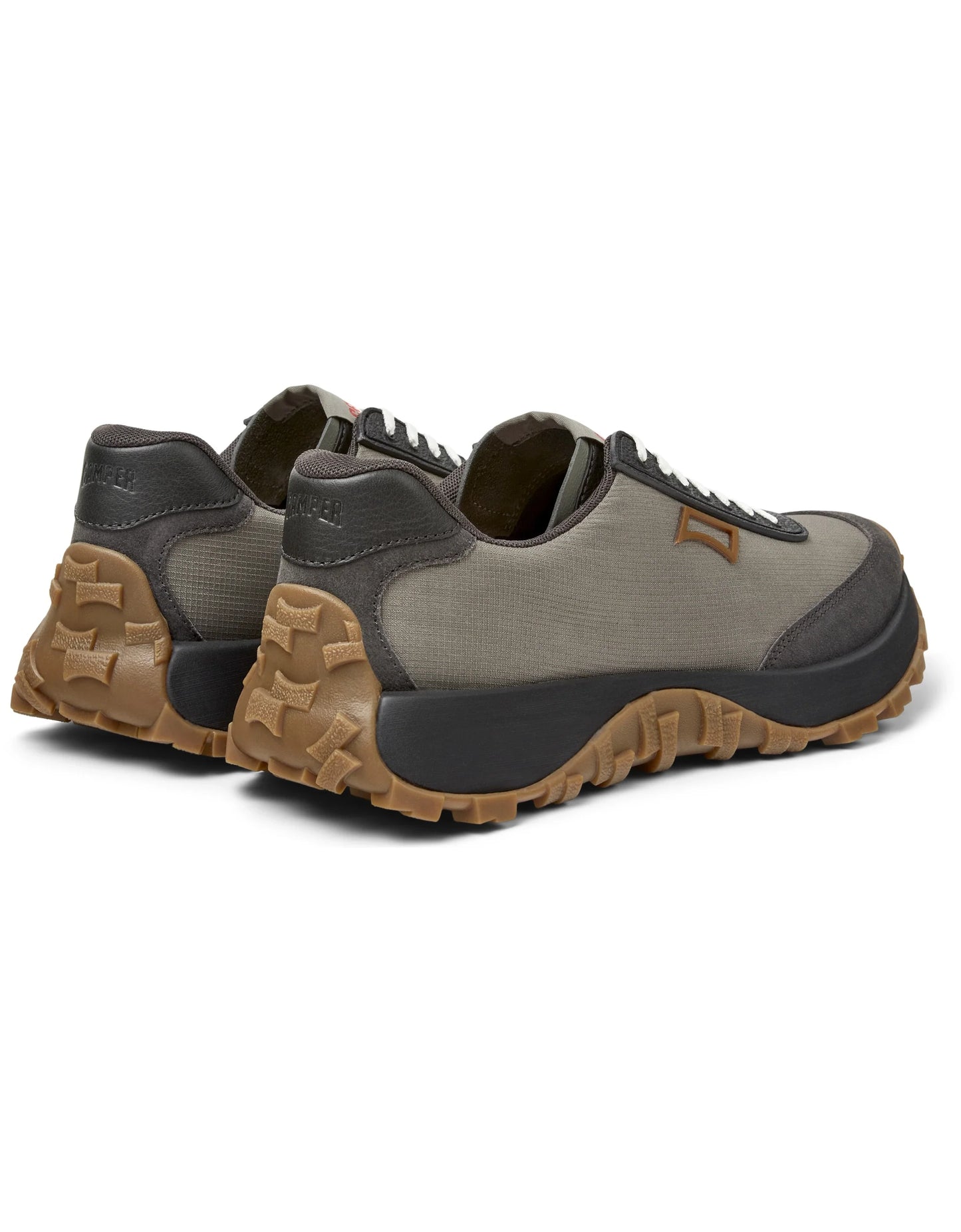 Sneakers Para Hombre De La Marca Camper Modelo Drift Trail Rug Meteor,Cam.Somera/Dtrail Negro-Miel De Color Gris