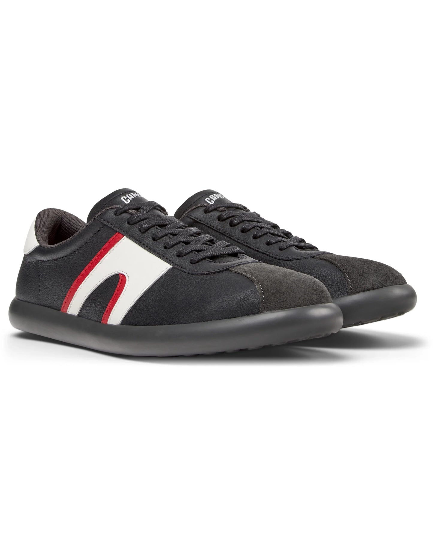 Sneakers Para Hombre De La Marca Camper Modelo Pelotas Soller Rug Meteor,Sella Negro/Psoller Meteor De Color Negro