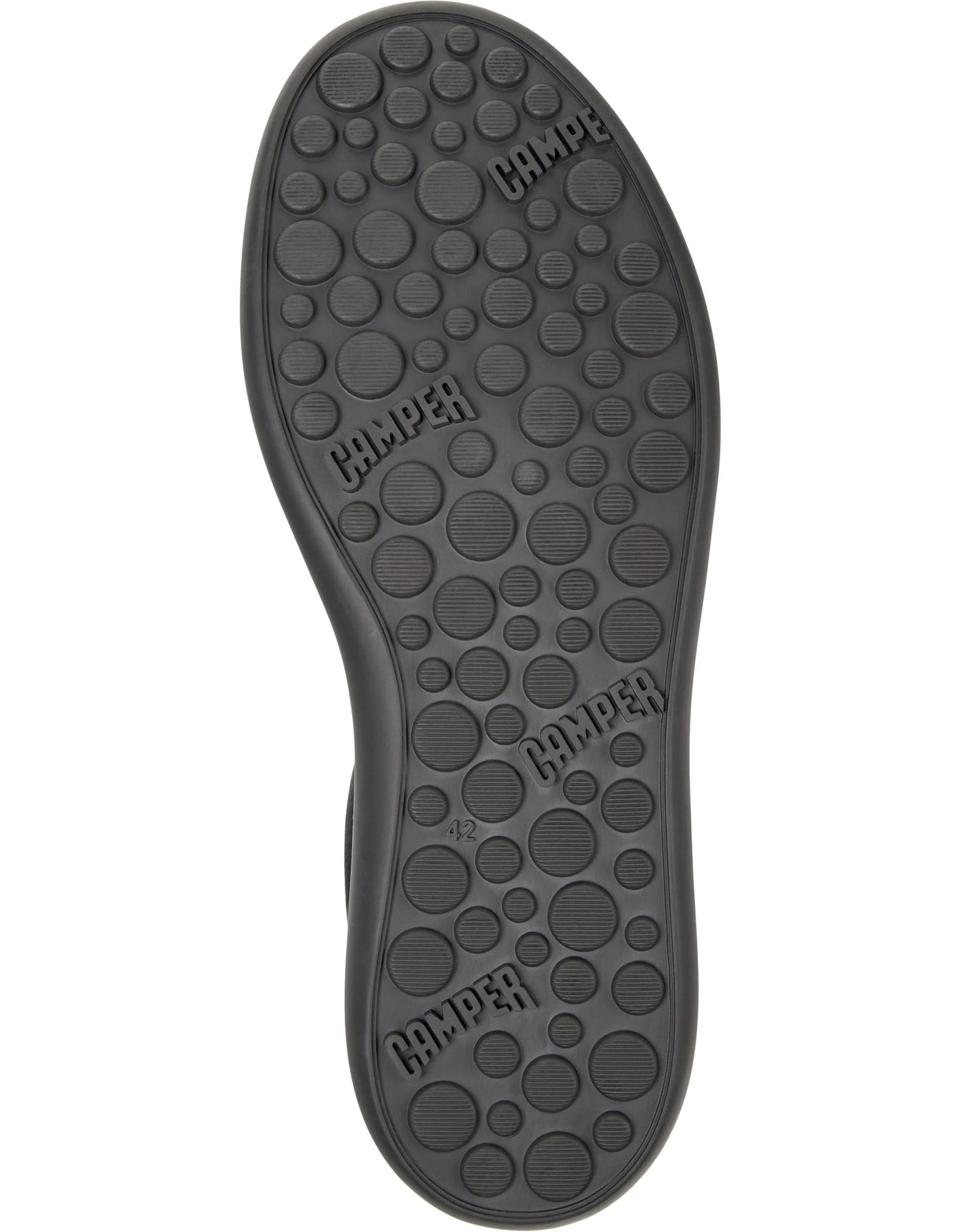 Sneakers Para Hombre De La Marca Camper Modelo Pelotas Soller Rug Meteor,Sella Negro/Psoller Meteor De Color Negro