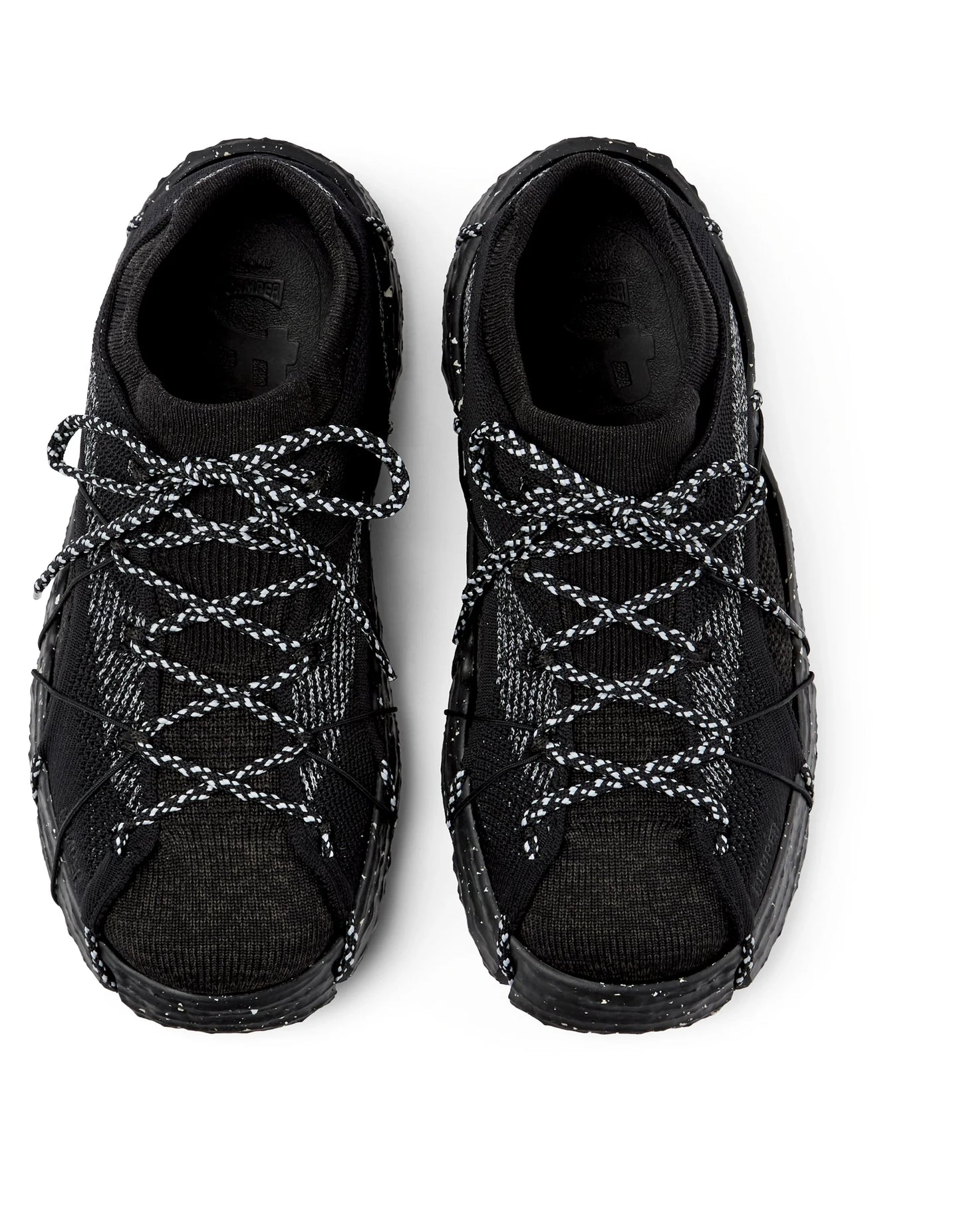 Sneakers Para Hombre De La Marca Camper Modelo Roku Knitted Negro-Magnet/Roku Ry Nero Multicolor