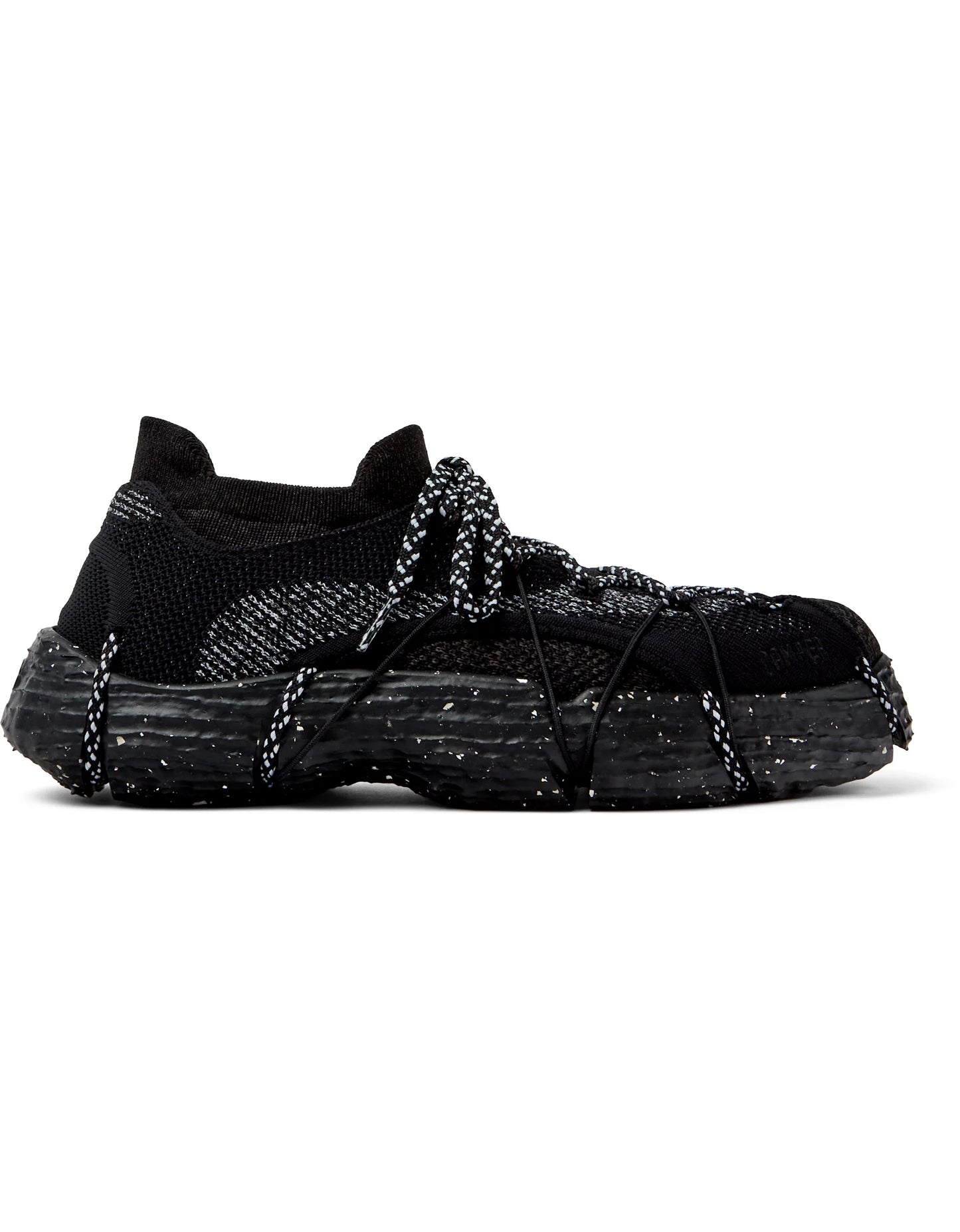Sneakers Para Hombre De La Marca Camper Modelo Roku Knitted Negro-Magnet/Roku Ry Nero Multicolor