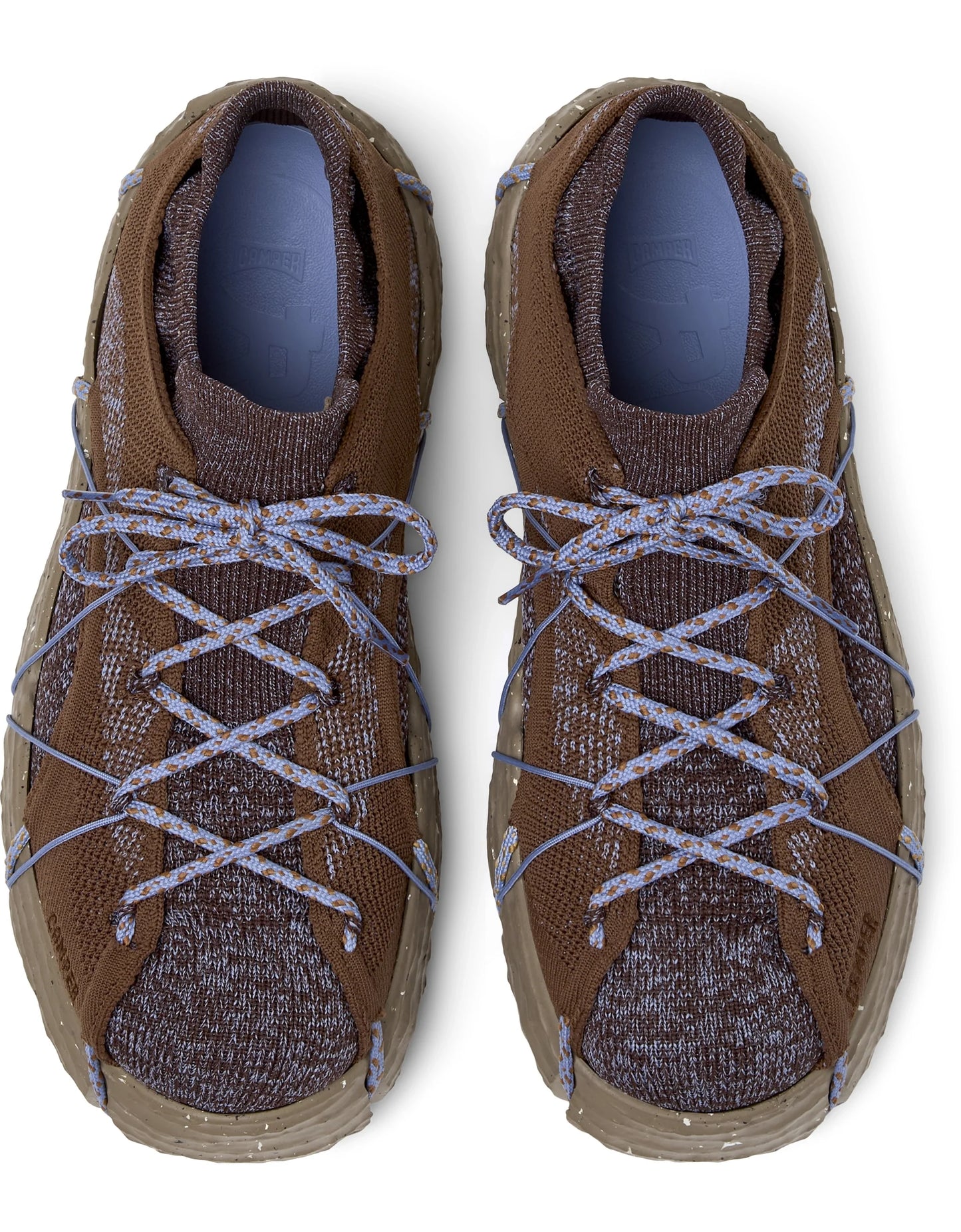 Sneakers Para Hombre De La Marca Camper Modelo Roku Knitted Oleo-Luar/Roku Arena Multicolor