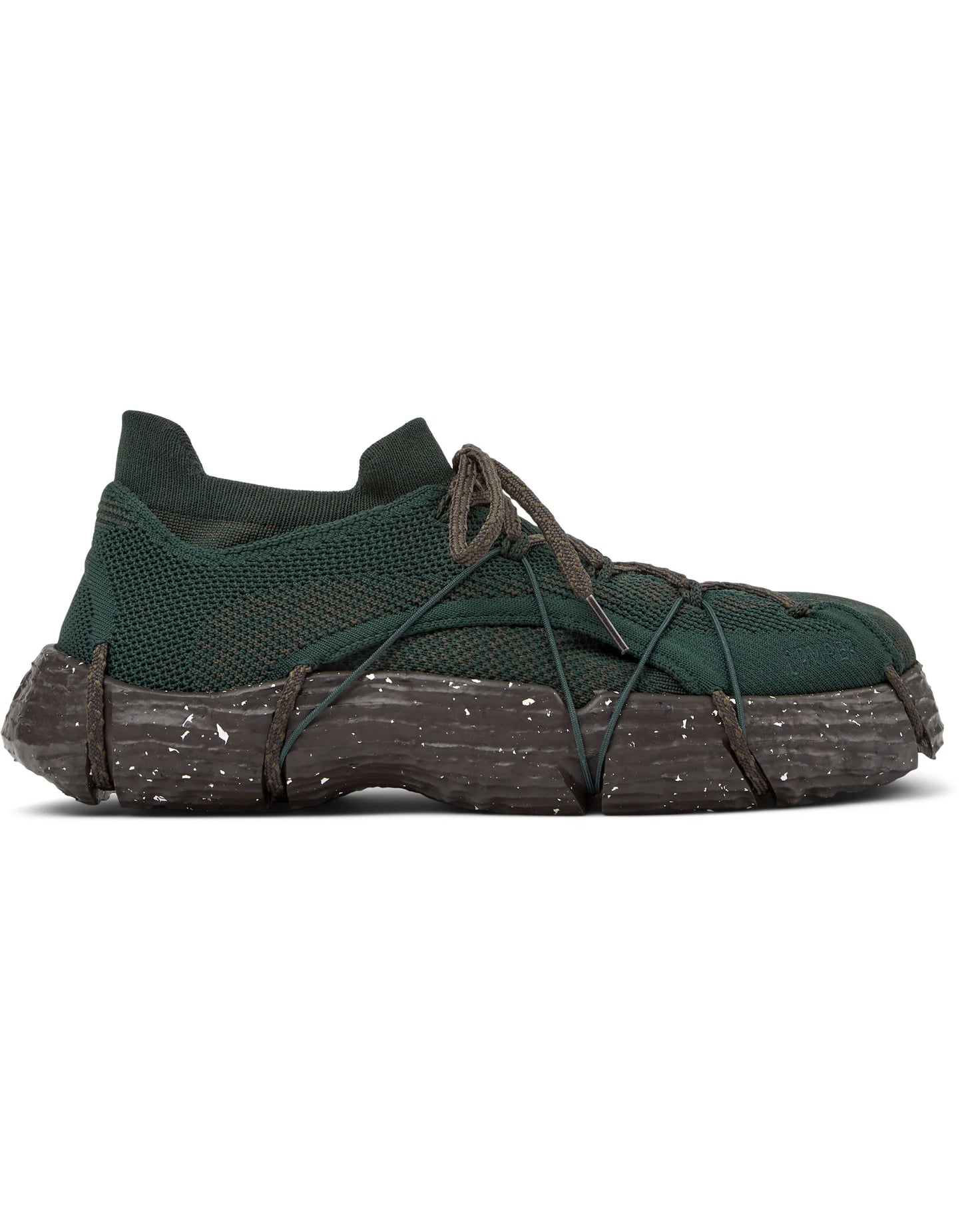 Sneakers Para Hombre De La Marca Camper Modelo Roku Knitted Ufo-Arume/Roku Marrone De Color Verde