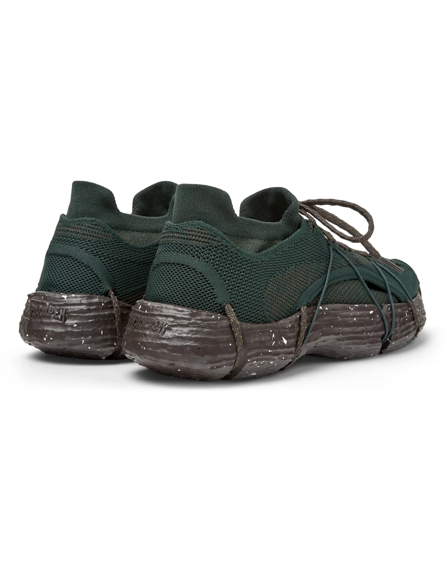 Sneakers Para Hombre De La Marca Camper Modelo Roku Knitted Ufo-Arume/Roku Marrone De Color Verde