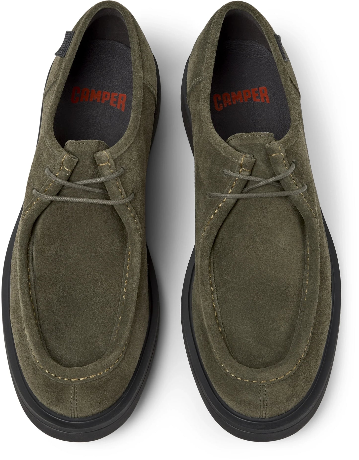 Zapatos Casual Para Hombre De La Marca Camper Modelo Norman Pello Ufo/Norman Negro De Color Verde