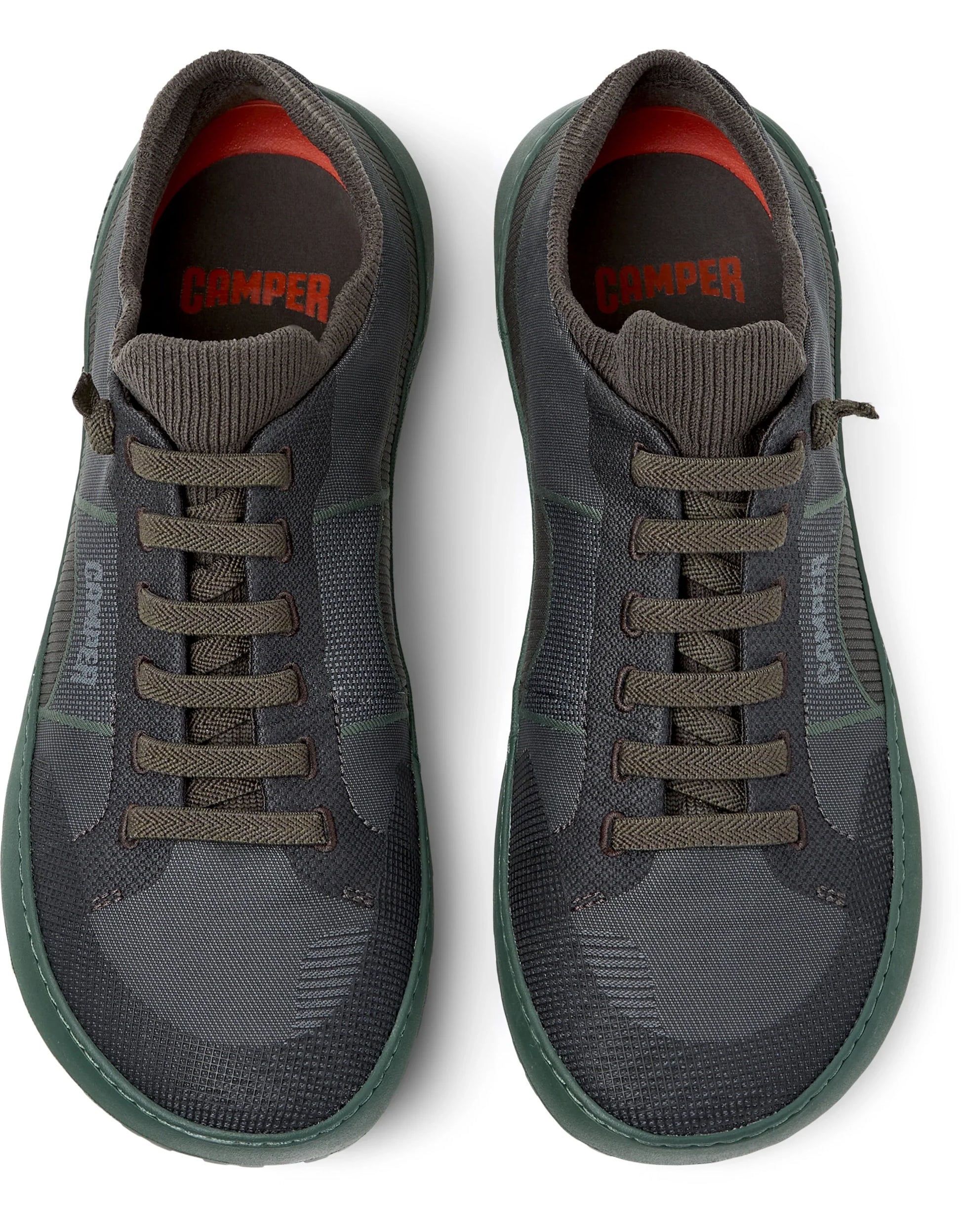 Sneakers Para Hombre De La Marca Camper Modelo Peu Serra Jacquard Ufo-Meteor/Peu Serra Arume De Color Gris