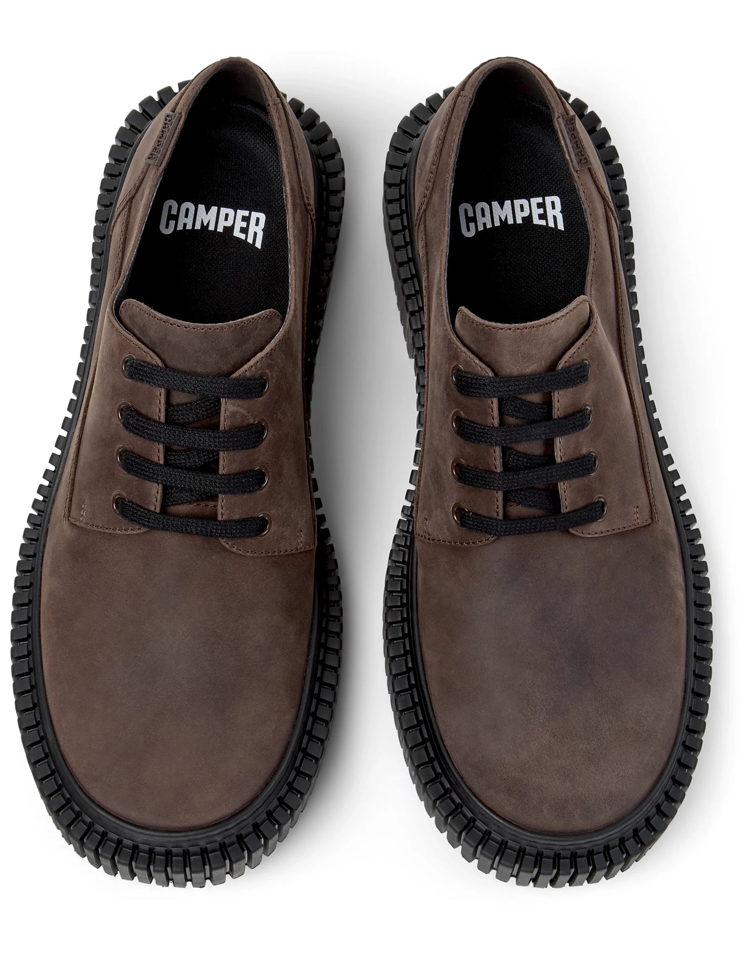 Zapatos Casual Para Hombre De La Marca Camper Modelo Pix Berlin Crazyhorse Umber/Pix Berlin Negro De Color Marrón