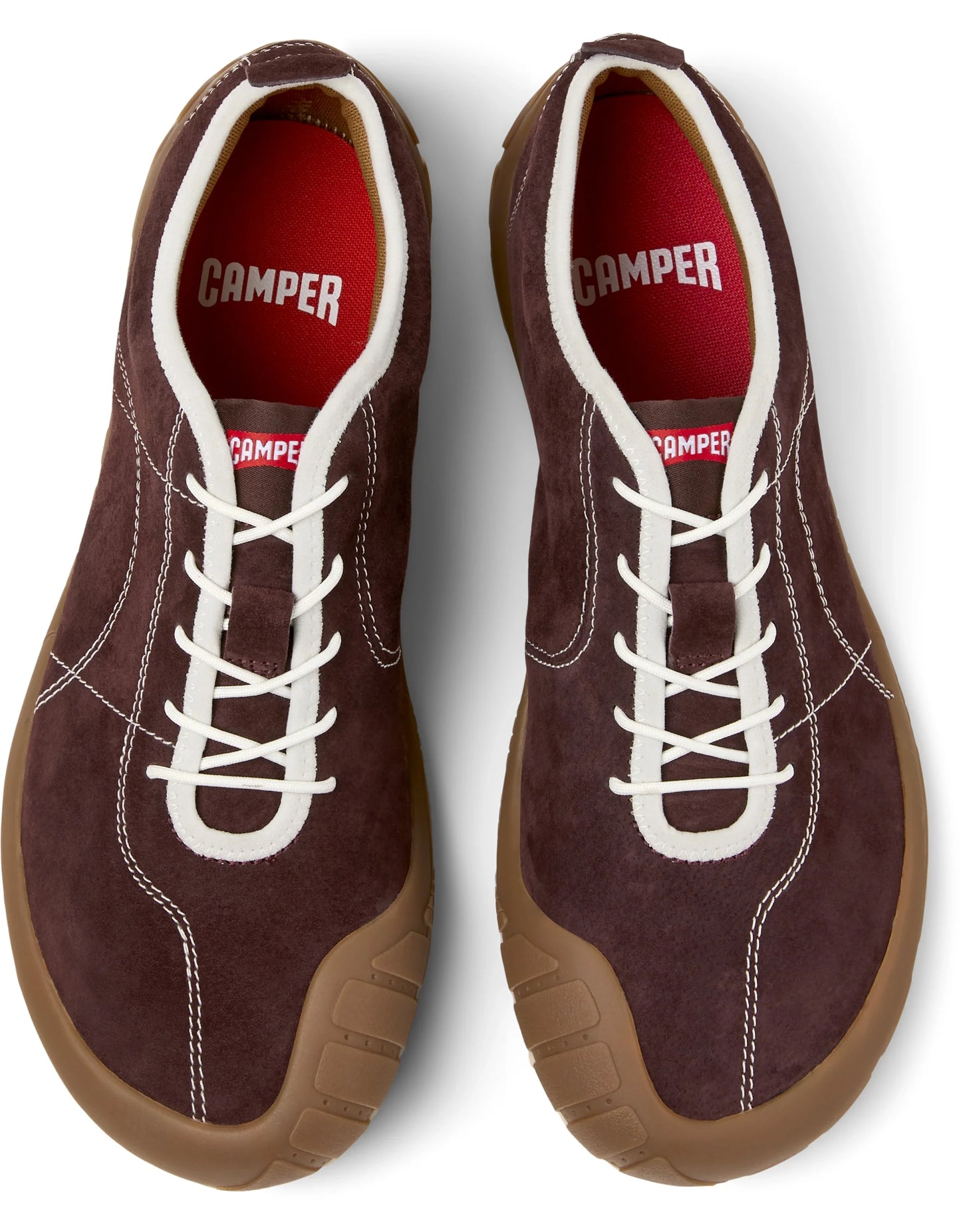 Sneakers Para Hombre De La Marca Camper Modelo Peu Path Summer Beizos/Patho Ry Miel De Color Burdeos