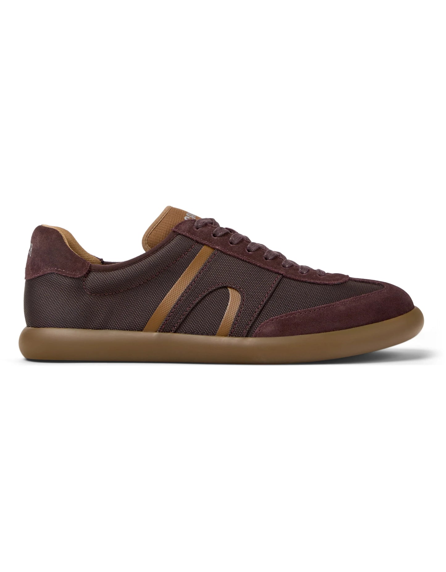 Sneakers Para Hombre De La Marca Camper Modelo Pelotas Soller Rug Beizos,Pong Beizos/Psoller Miel De Color Burdeos