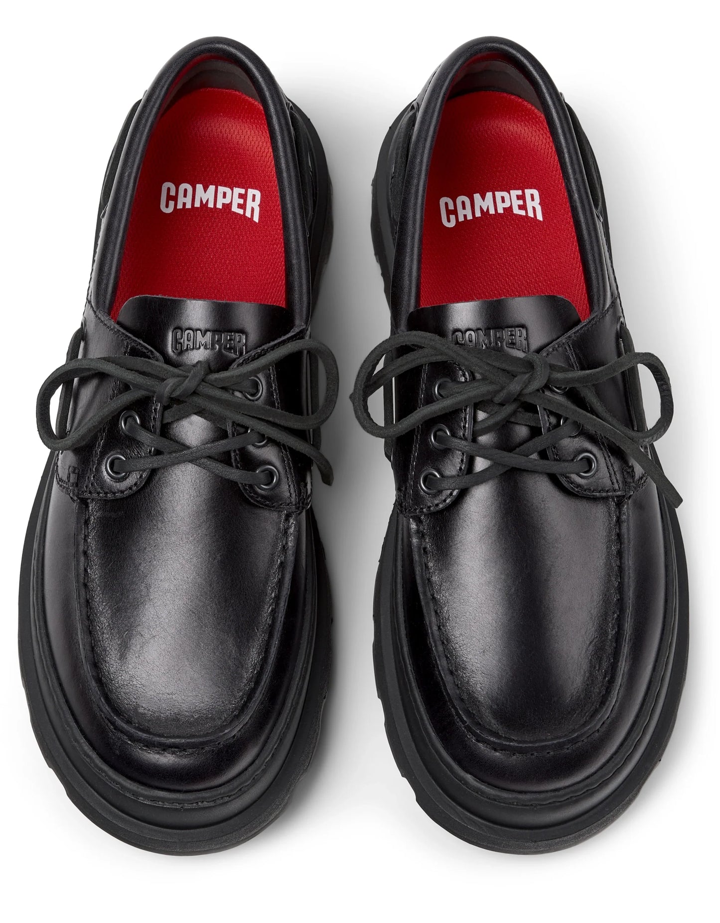 Mocasines Para Hombre De La Marca Camper Modelo Brutus+ Dakota Negro/Brutus+ Negro De Color Negro