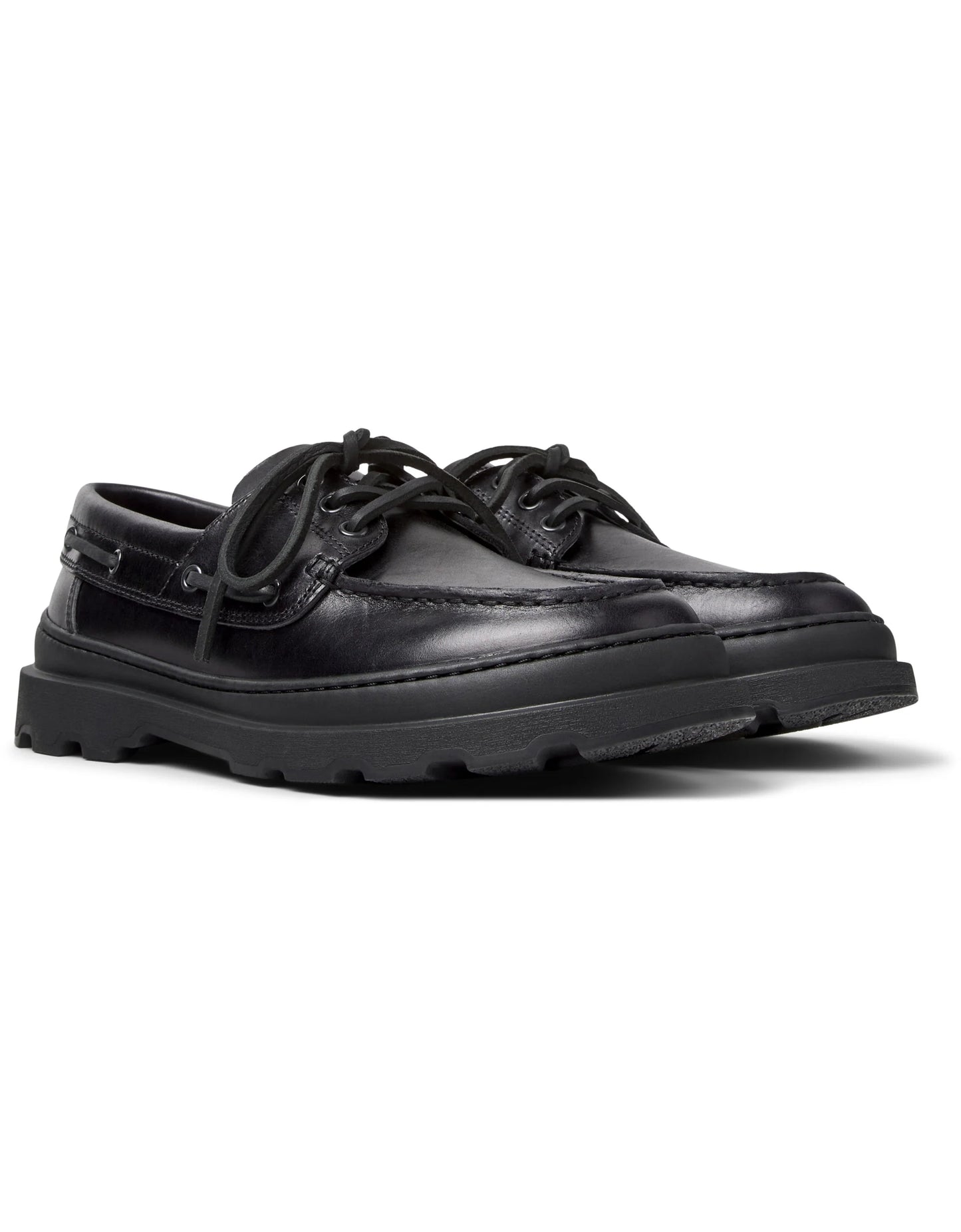 Mocasines Para Hombre De La Marca Camper Modelo Brutus+ Dakota Negro/Brutus+ Negro De Color Negro