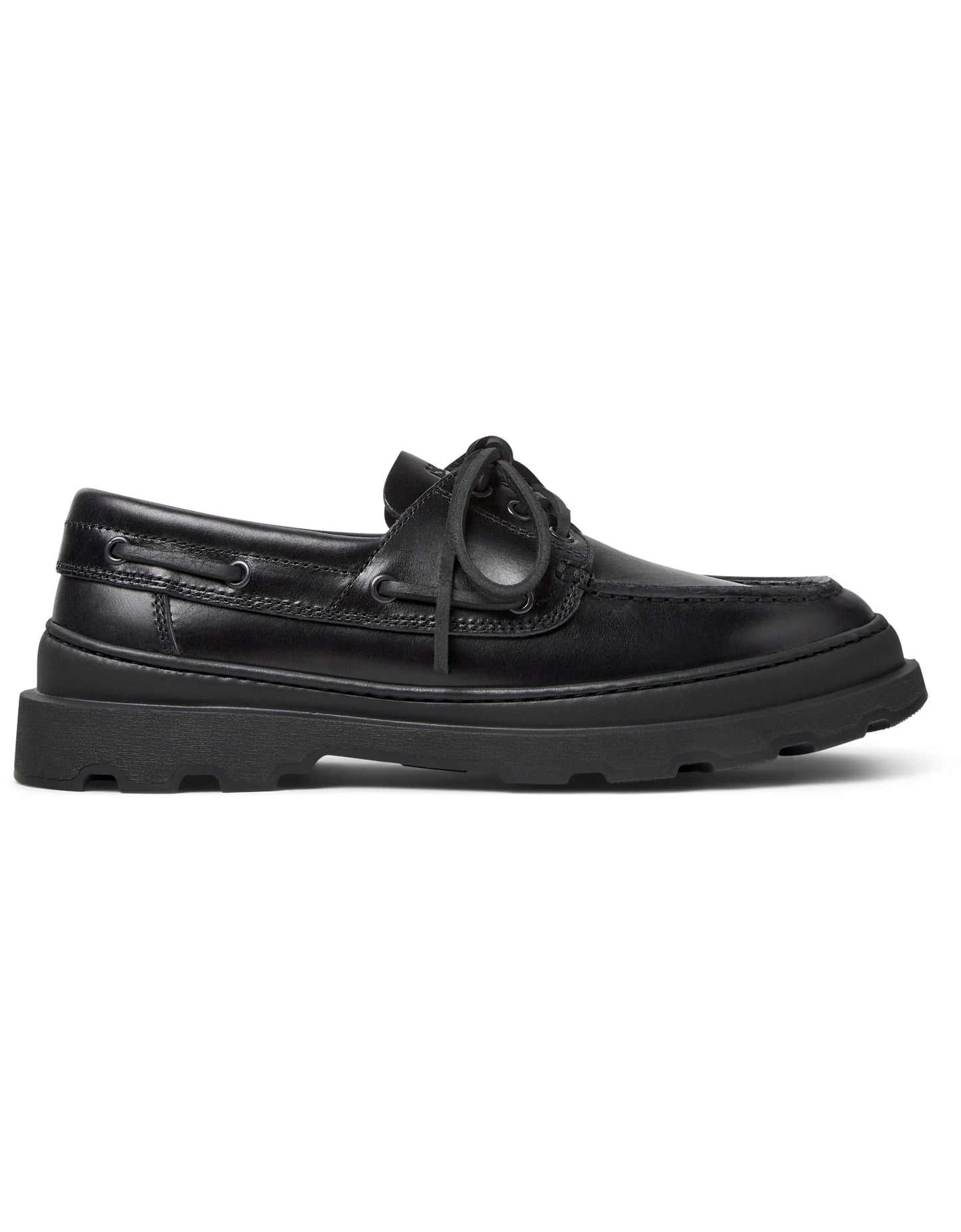 Mocasines Para Hombre De La Marca Camper Modelo Brutus+ Dakota Negro/Brutus+ Negro De Color Negro